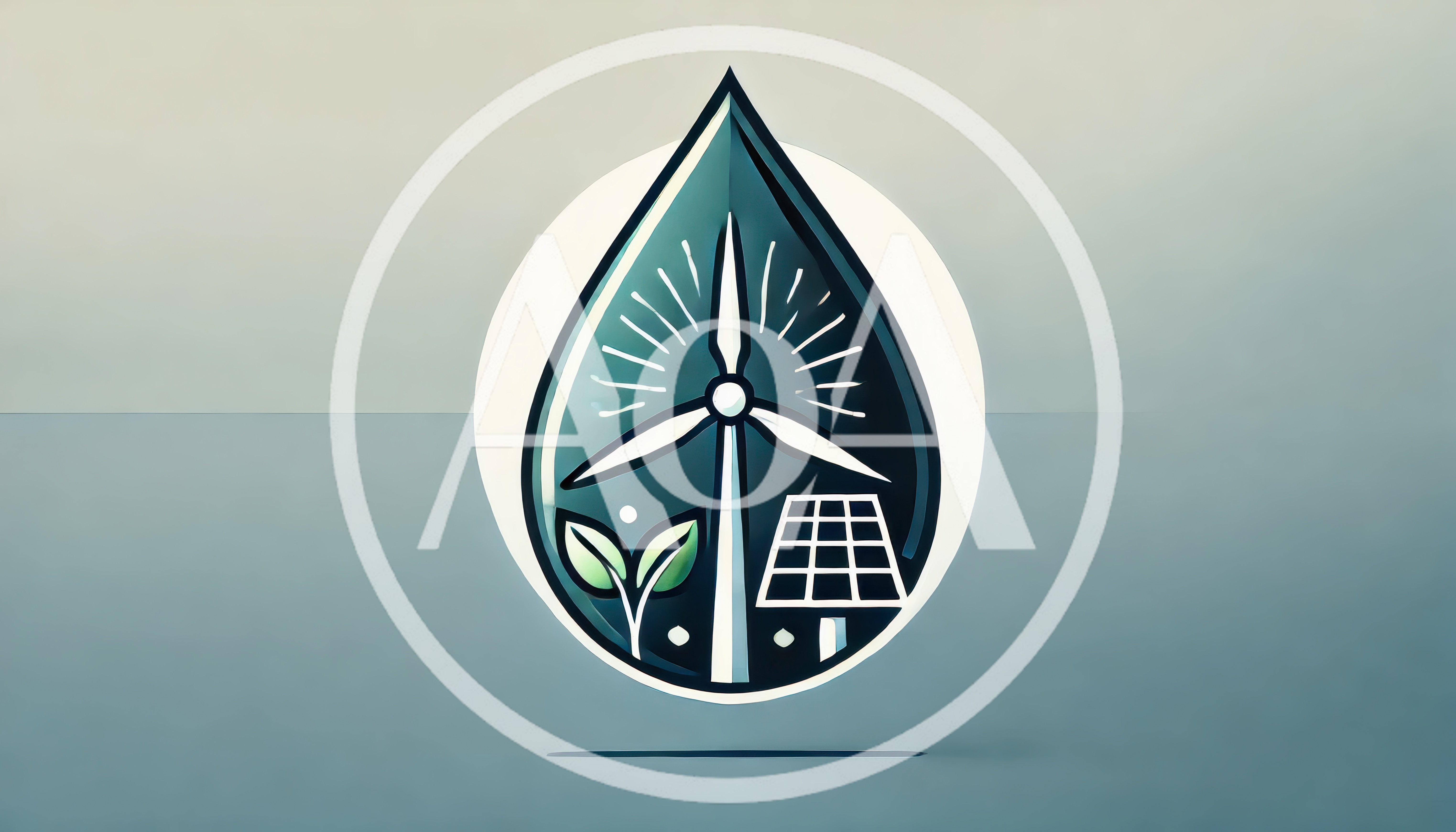 Renewable Energy Concept Icon Inside Water Drop