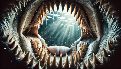 Inside The Massive Jaws Of A Predatory Sea Creature