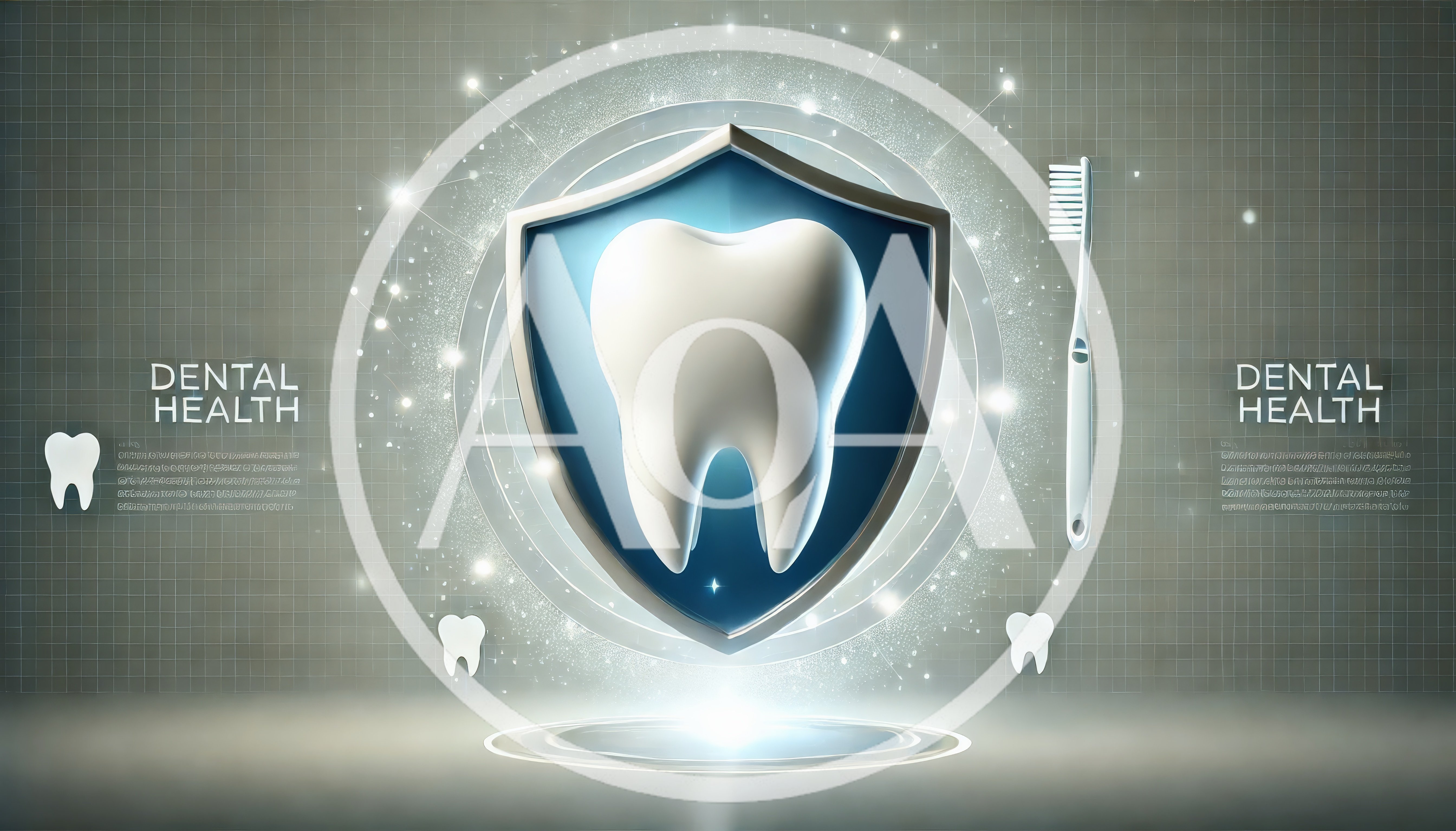 Dental Health Concept With Tooth Shield And Toothbrush