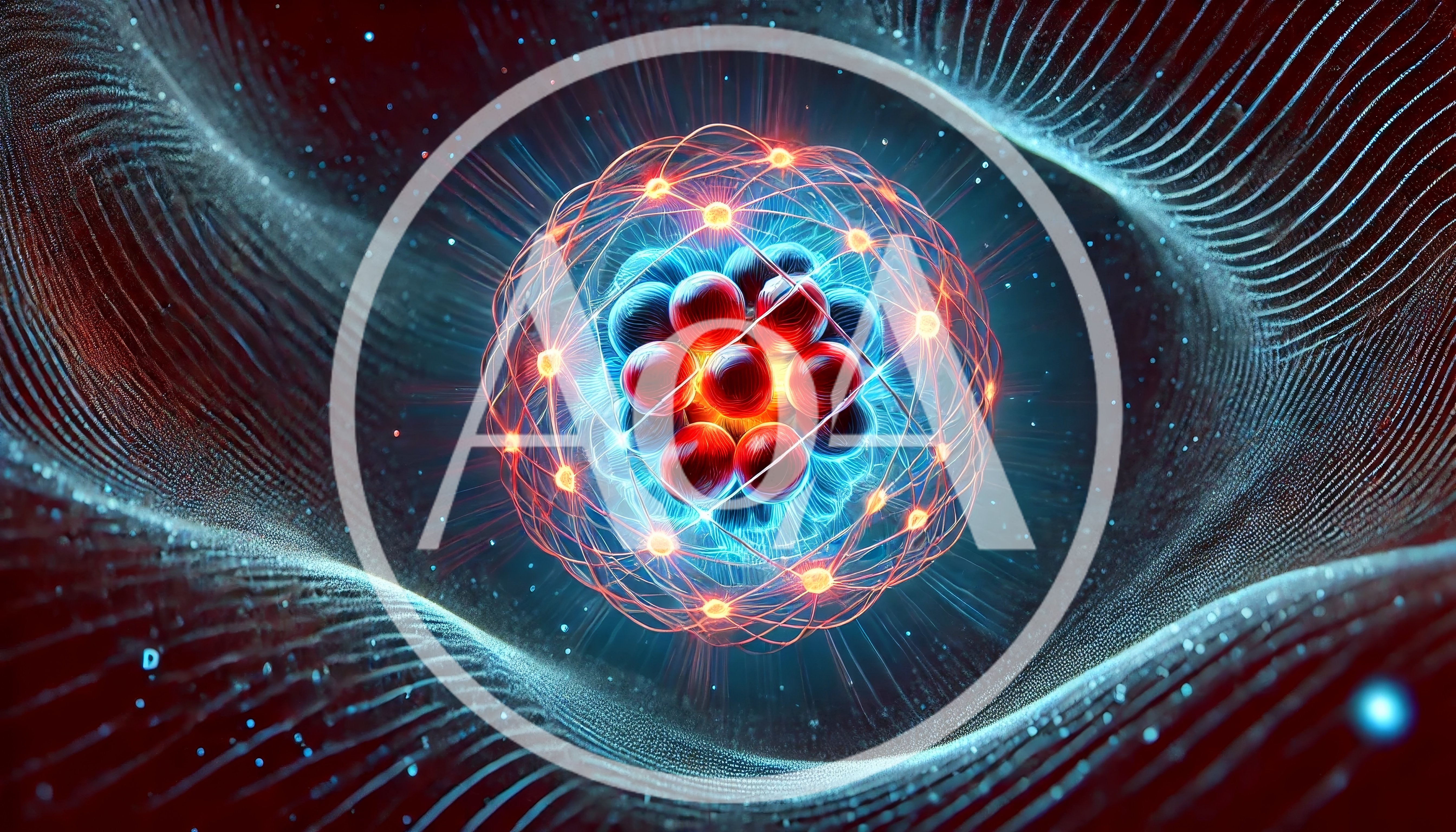 Abstract 3D Visualization of an Atomic Nucleus