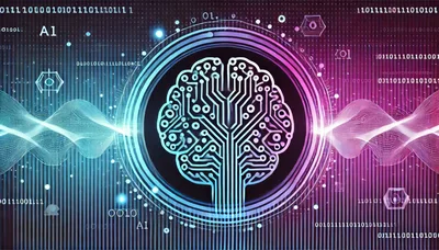 Digital Artificial Intelligence Brain Circuitry Concept