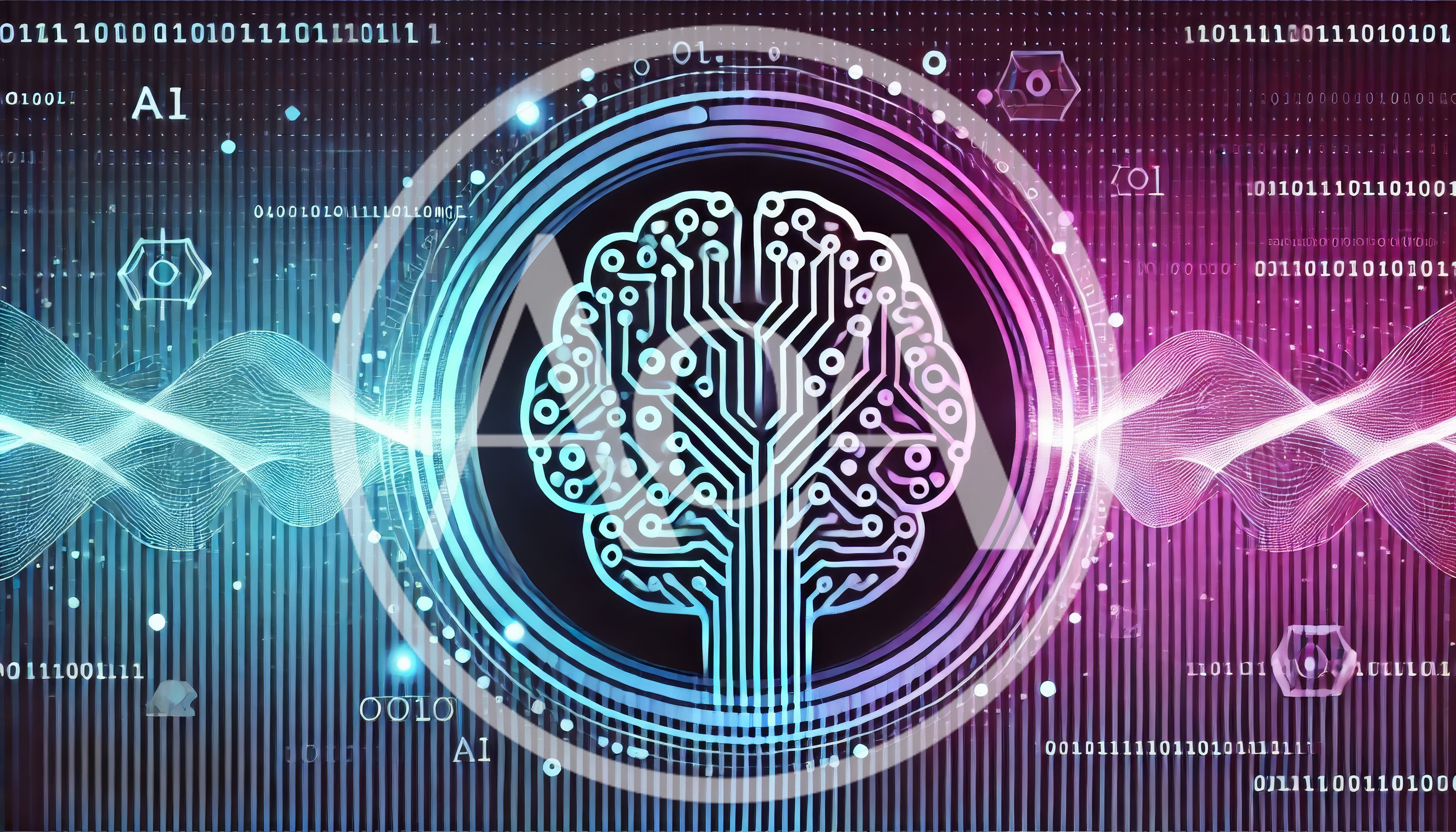 Digital Artificial Intelligence Brain Circuitry Concept