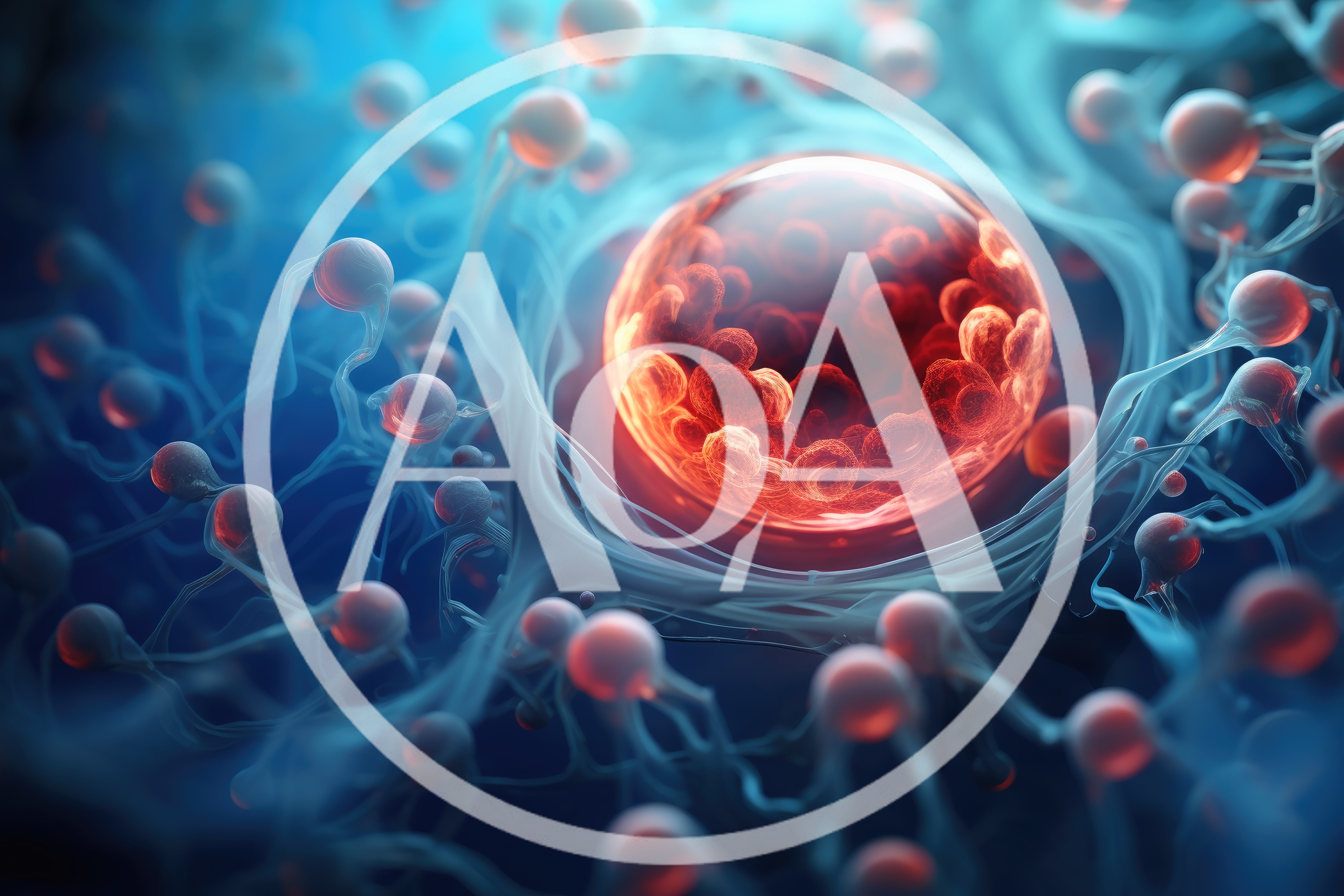 Microscopic View Of Cellular Division And Biological Structures