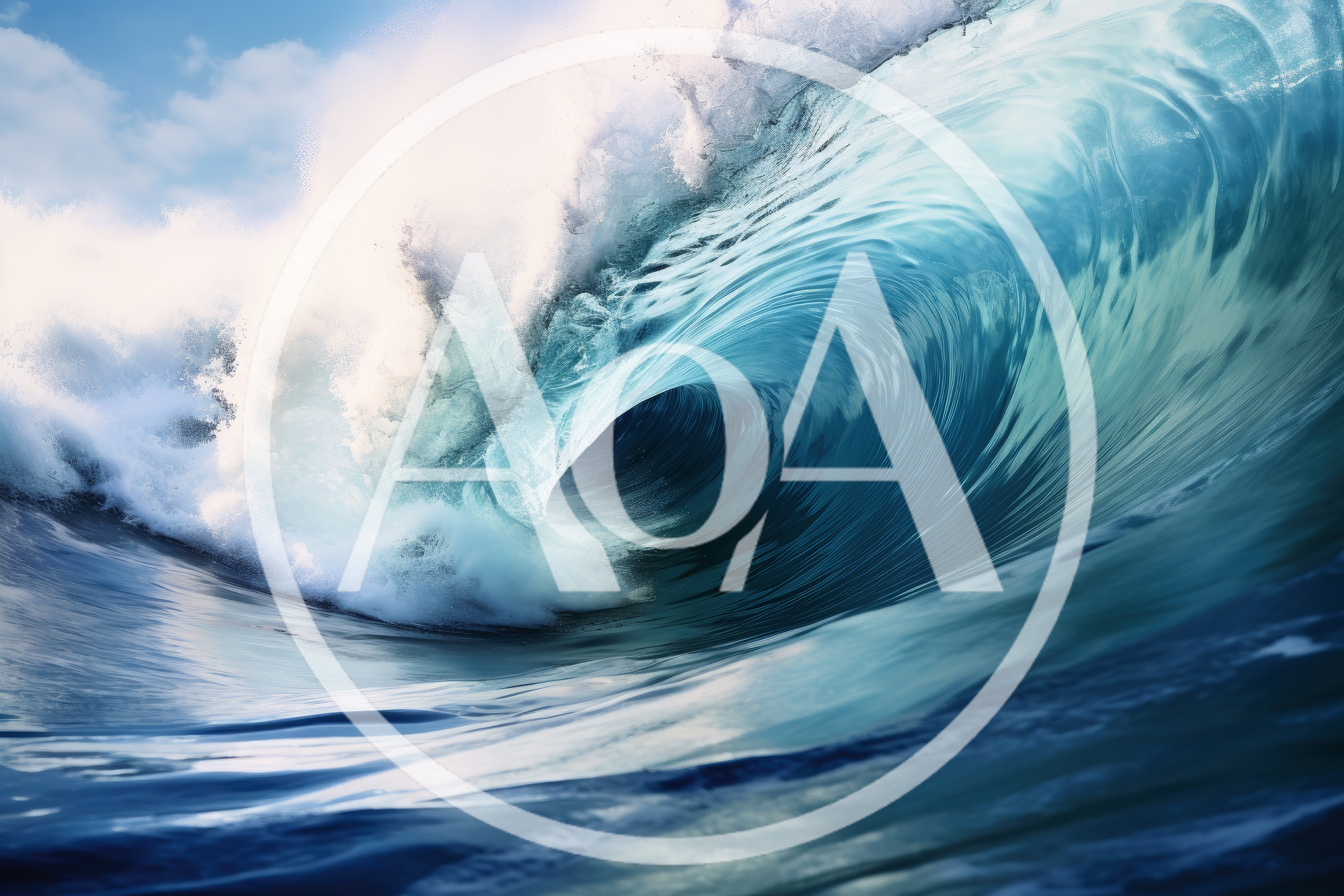 Powerful Crashing Ocean Wave In Tropical Waters
