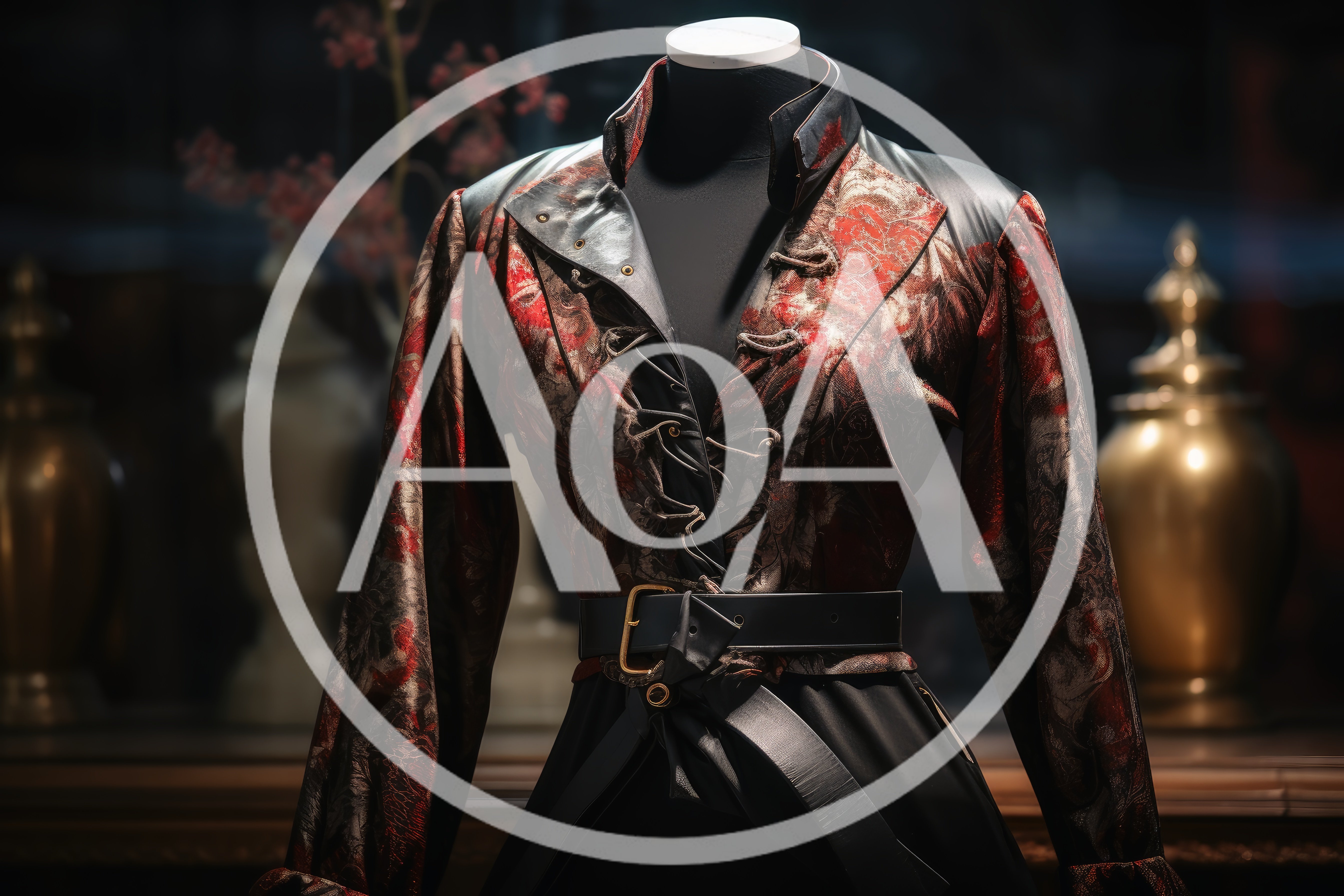 Ornate Gothic Style Jacket On A Mannequin