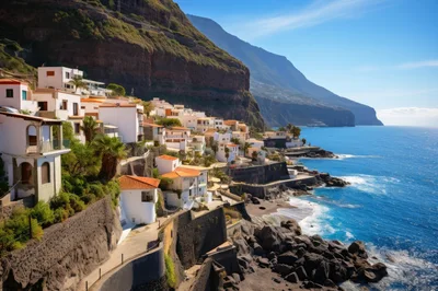 Coastal Village Of Ponta Do Sol In Madeira