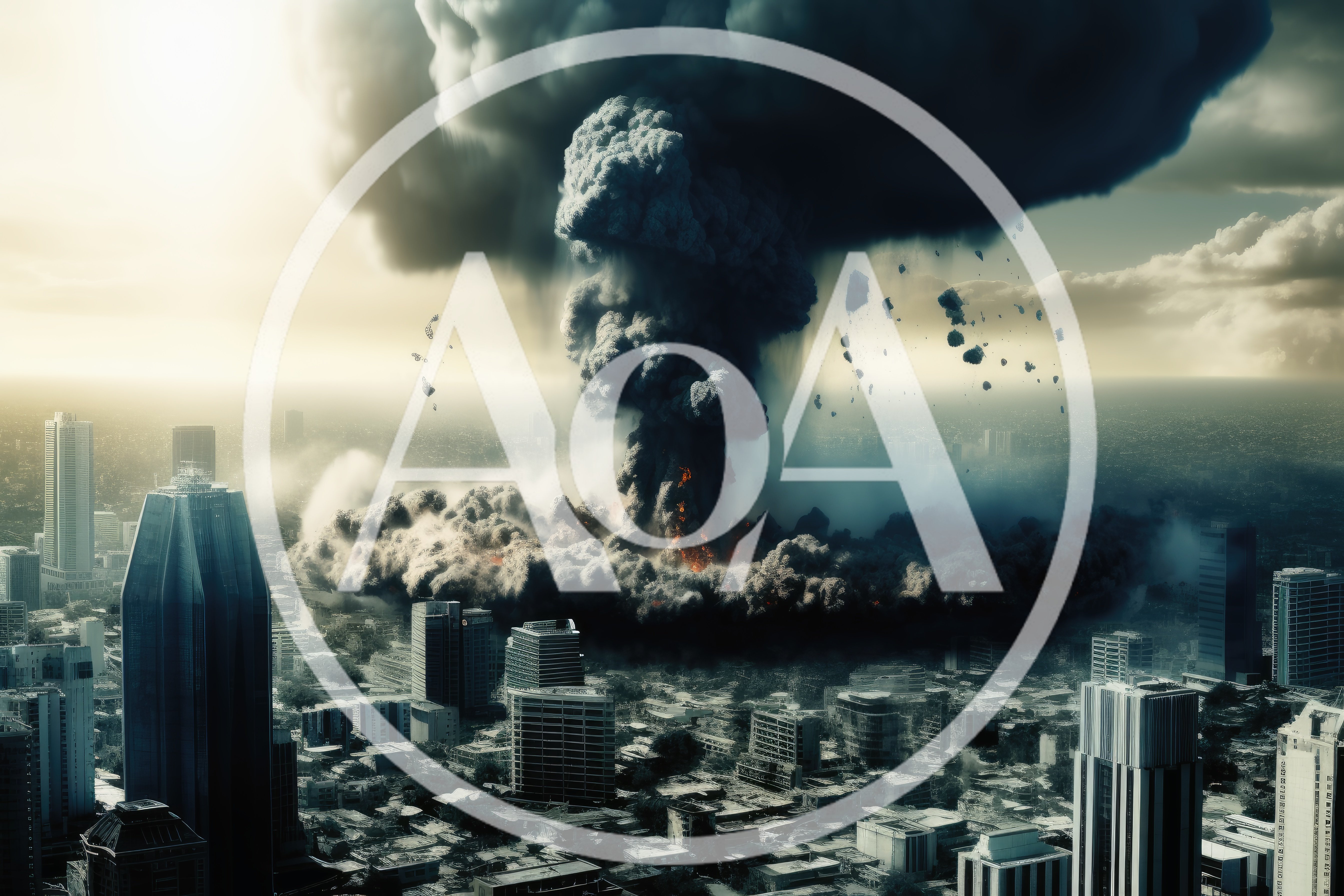 Catastrophic Nuclear Explosion Over A Modern City Skyline