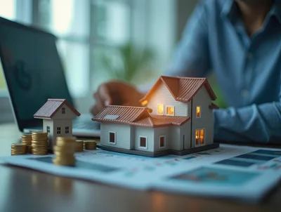Real Estate Investment Planning With Miniature House Models