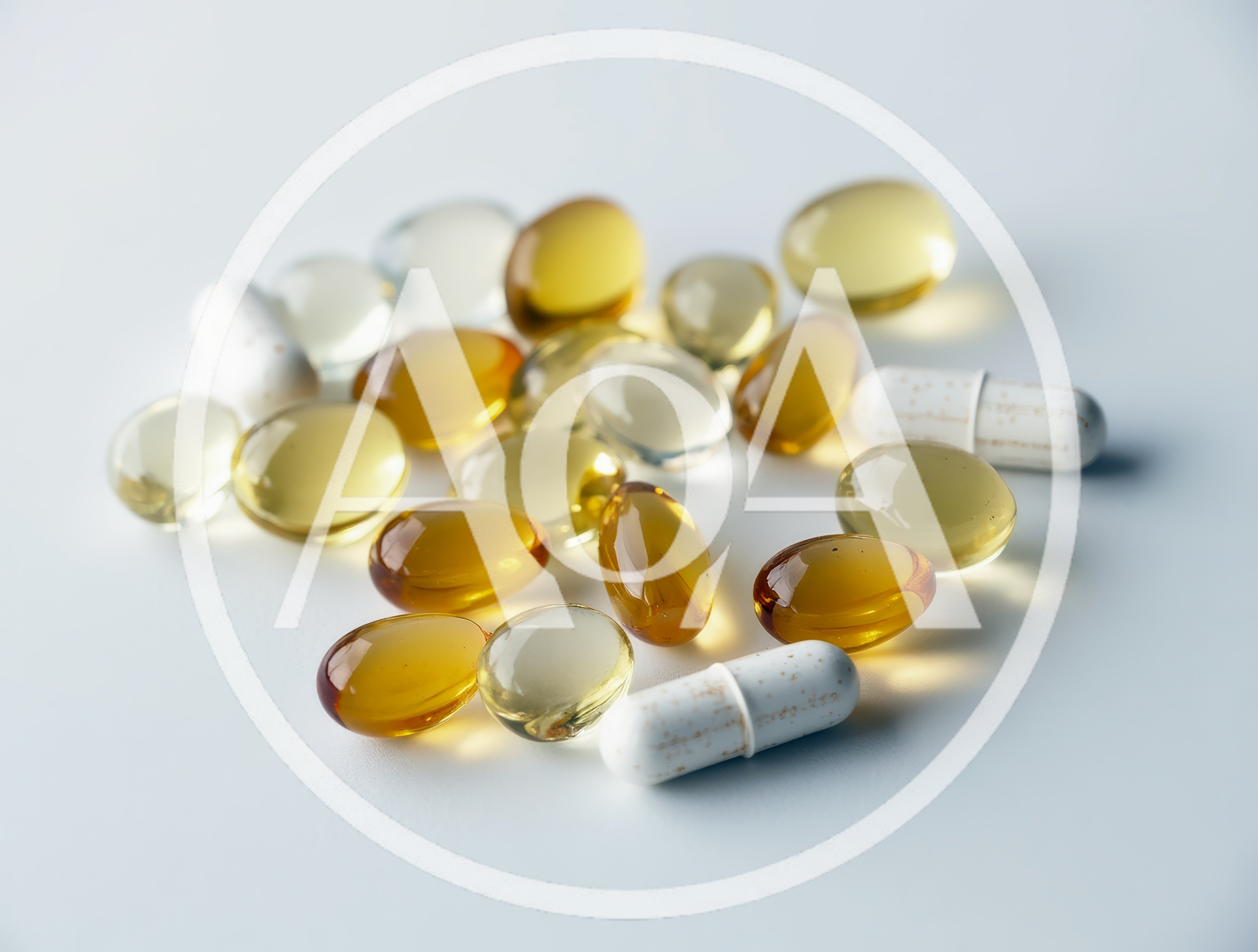 Assorted Dietary Supplement Capsules and Gel Pills