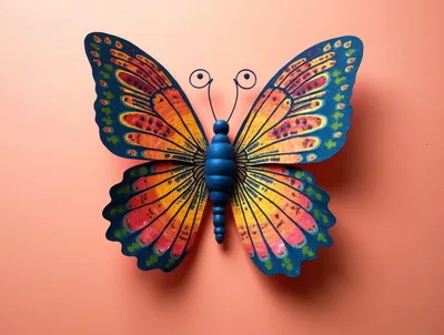 Decorative Metal Butterfly Wall Art Ornament