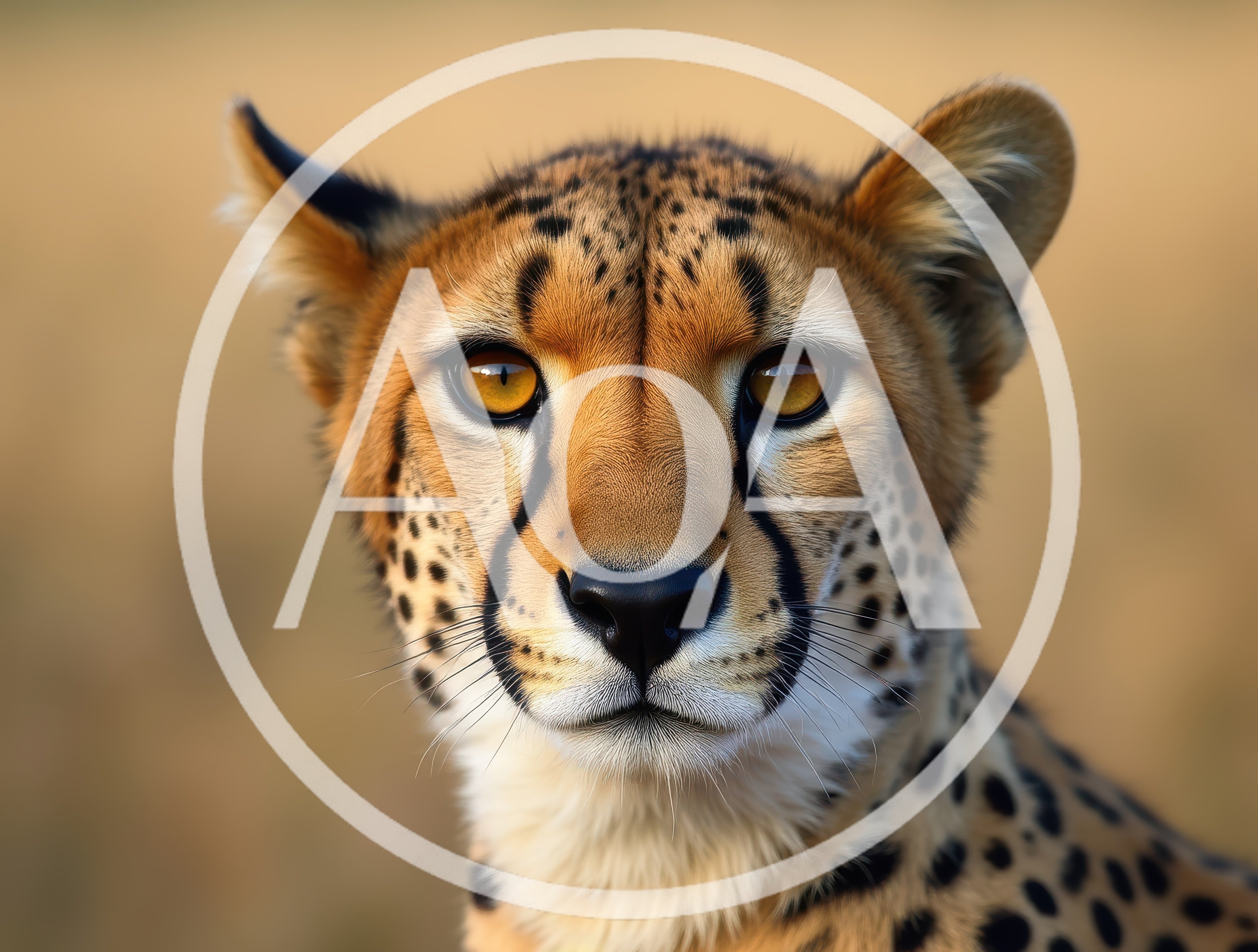 Close Up Portrait Of A Cheetah