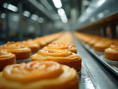 Industrial Production Line Of Fresh Pastry Tarts