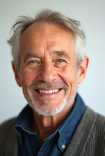 Portrait Of A Smiling Senior Man