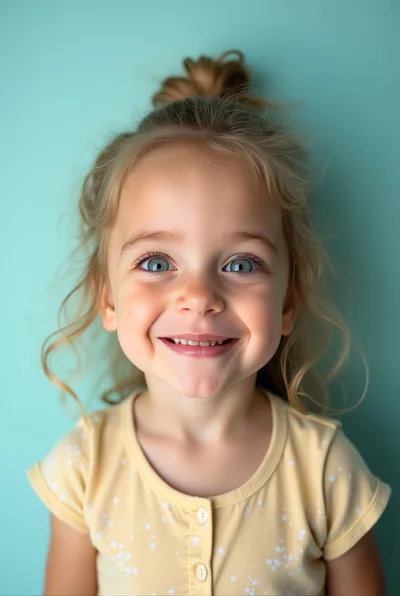 Portrait Of A Smiling Young Girl