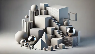 Abstract Composition of Geometric Shapes and Primitives