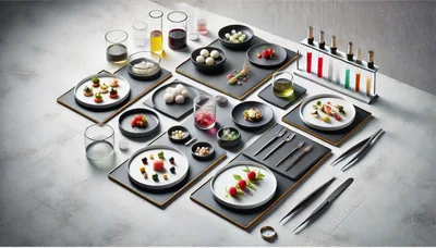Molecular Gastronomy Tasting Menu Presentation
