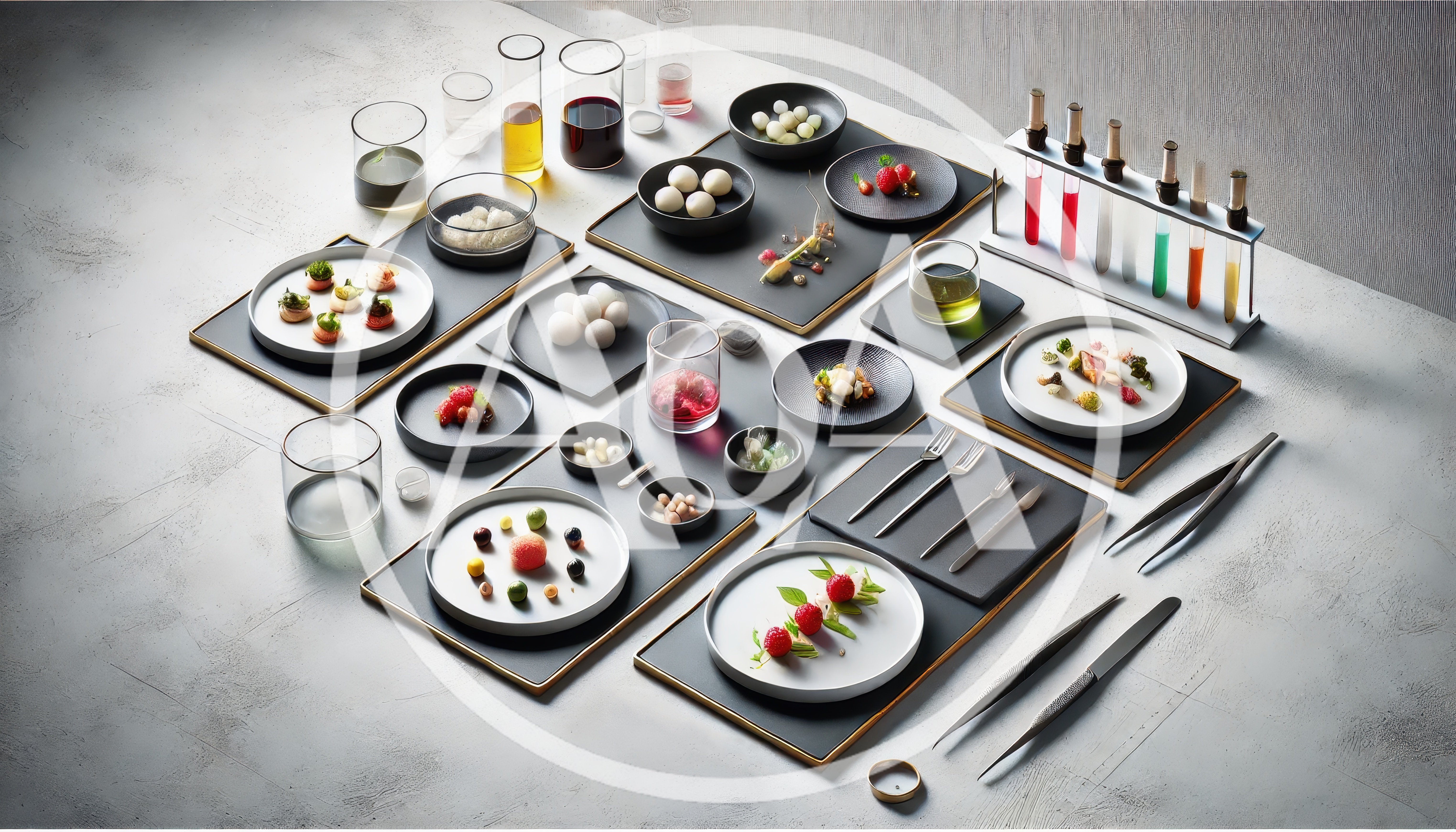 Molecular Gastronomy Tasting Menu Presentation
