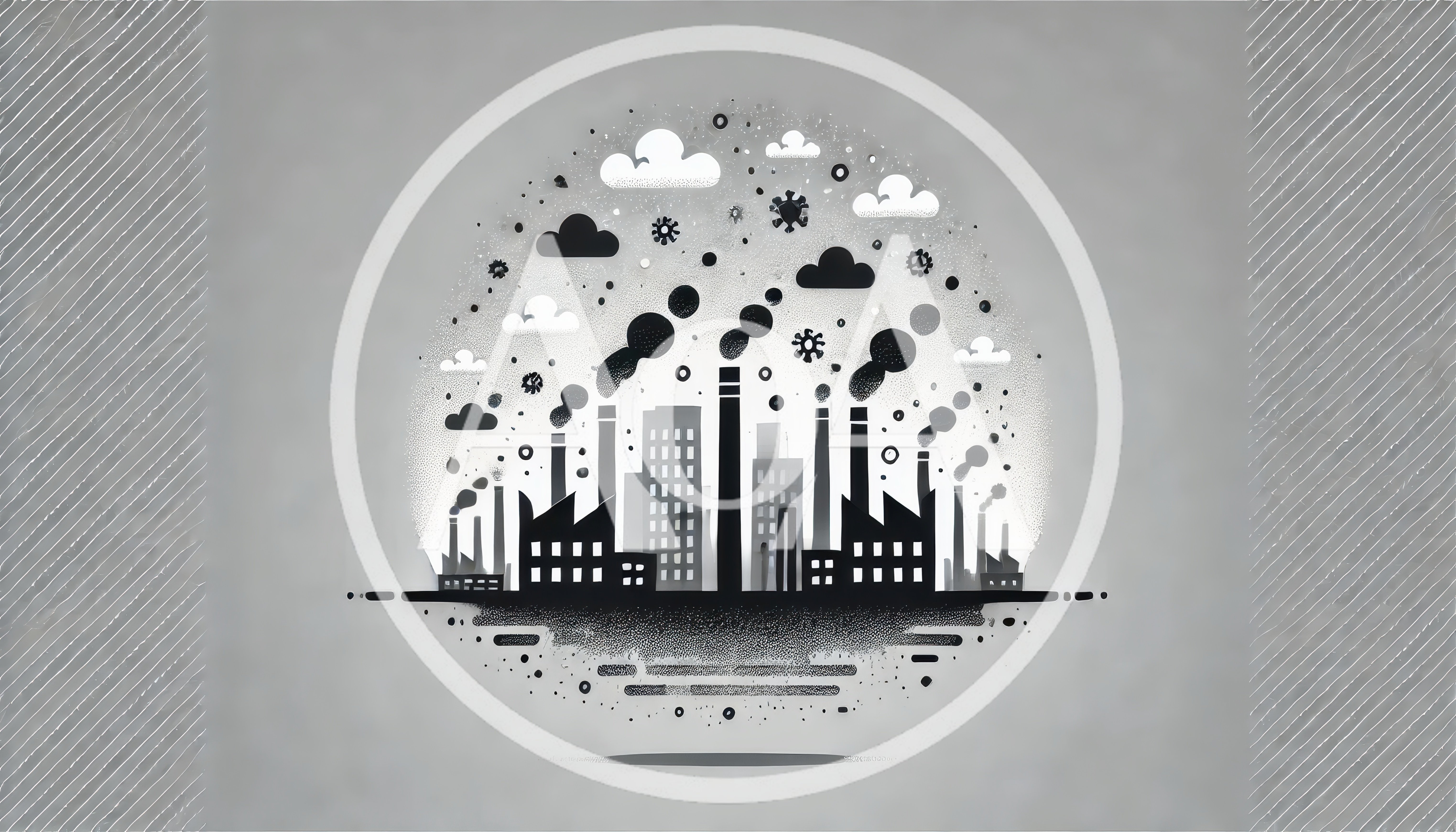 Industrial Pollution Concept Illustration