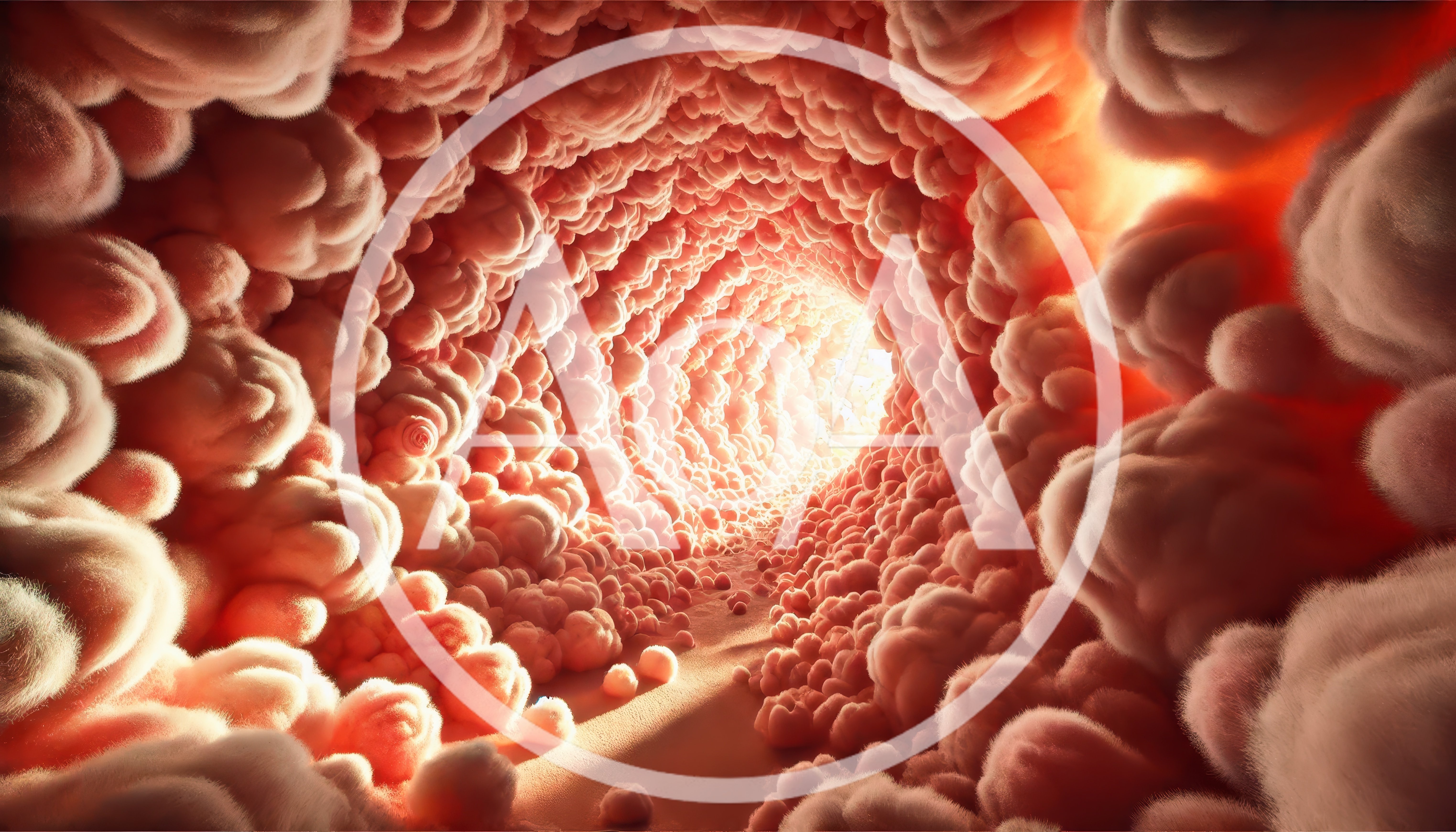 Microscopic View Of Human Intestinal Villi