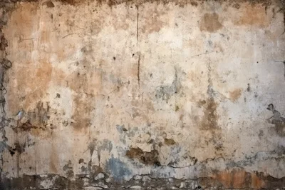 Weathered Concrete Wall With Distressed Plaster Texture