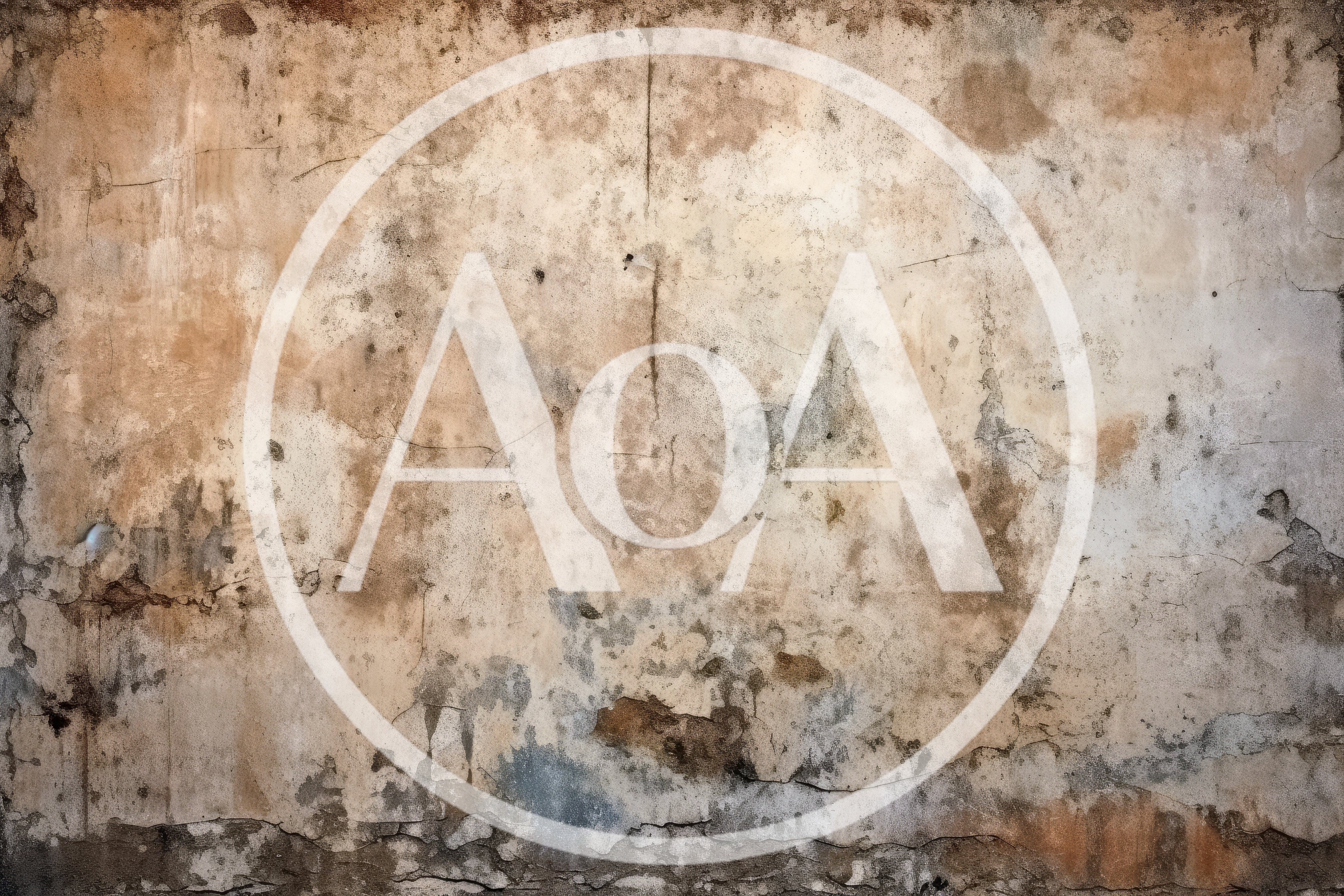 Weathered Concrete Wall With Distressed Plaster Texture