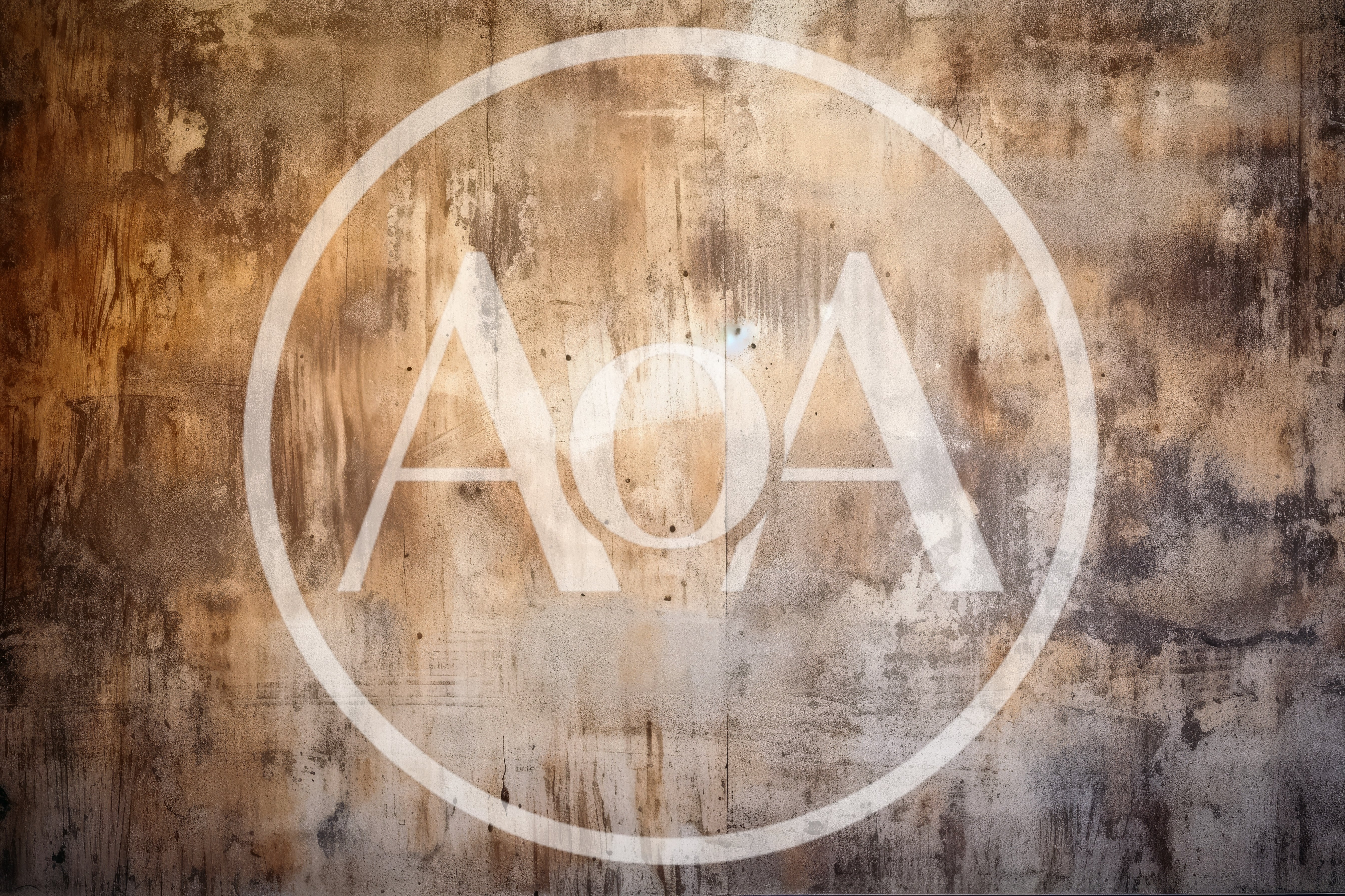 Distressed Concrete Wall With Weathered Texture