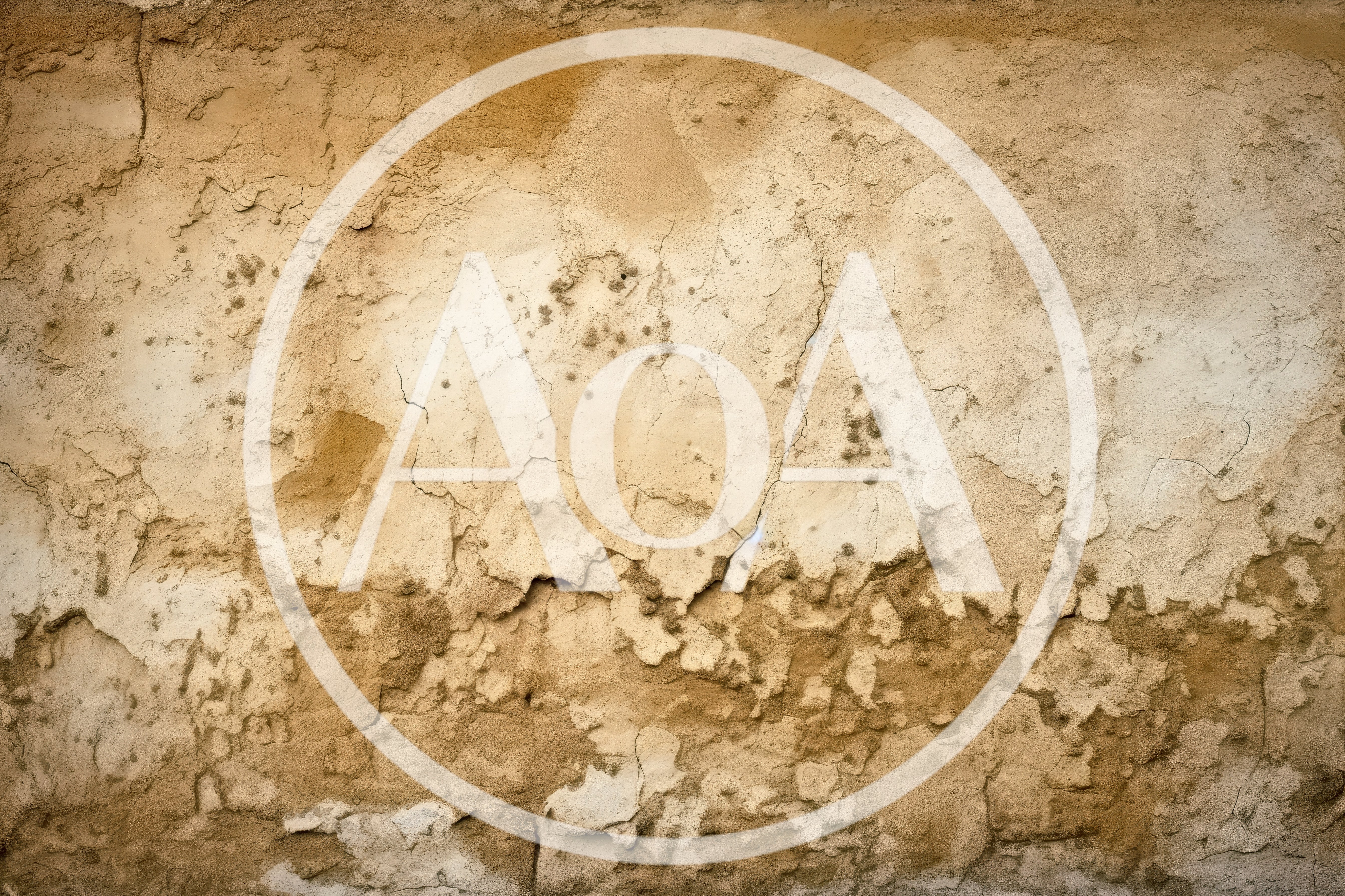 Weathered Adobe Wall With Peeling Plaster Texture