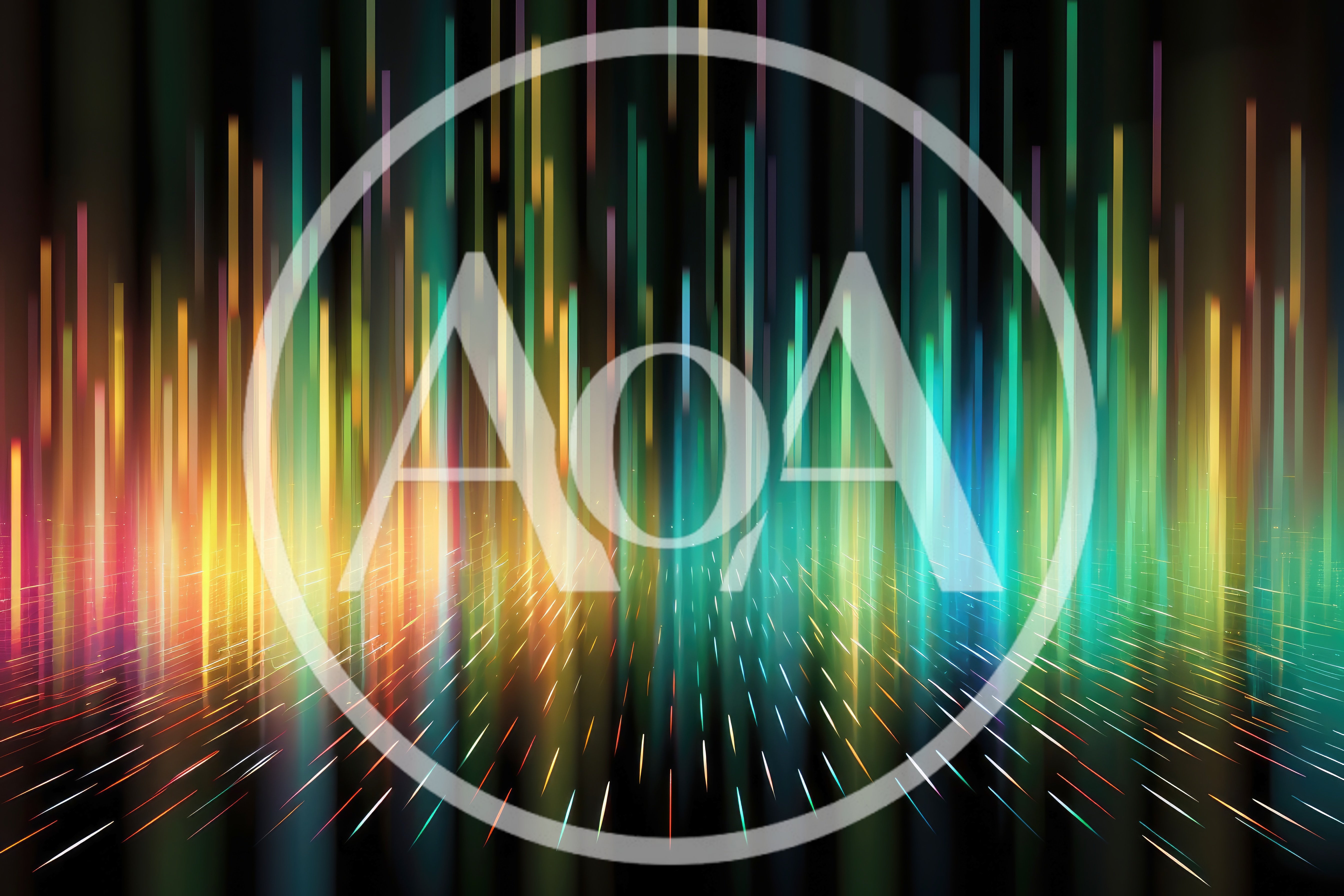 Abstract Digital Light Streaks And Data Flow Background