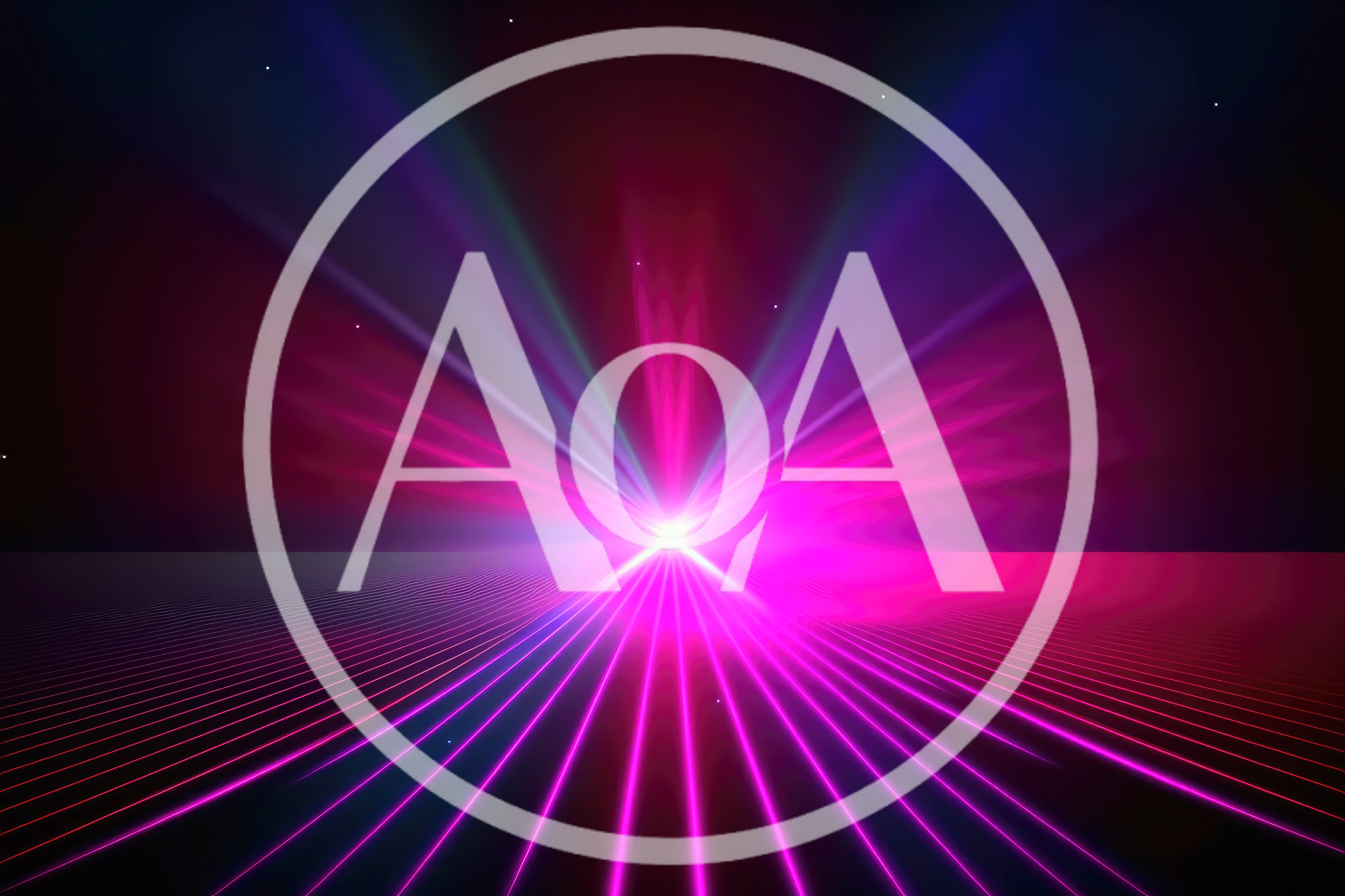 Retro Synthwave Laser Grid Background