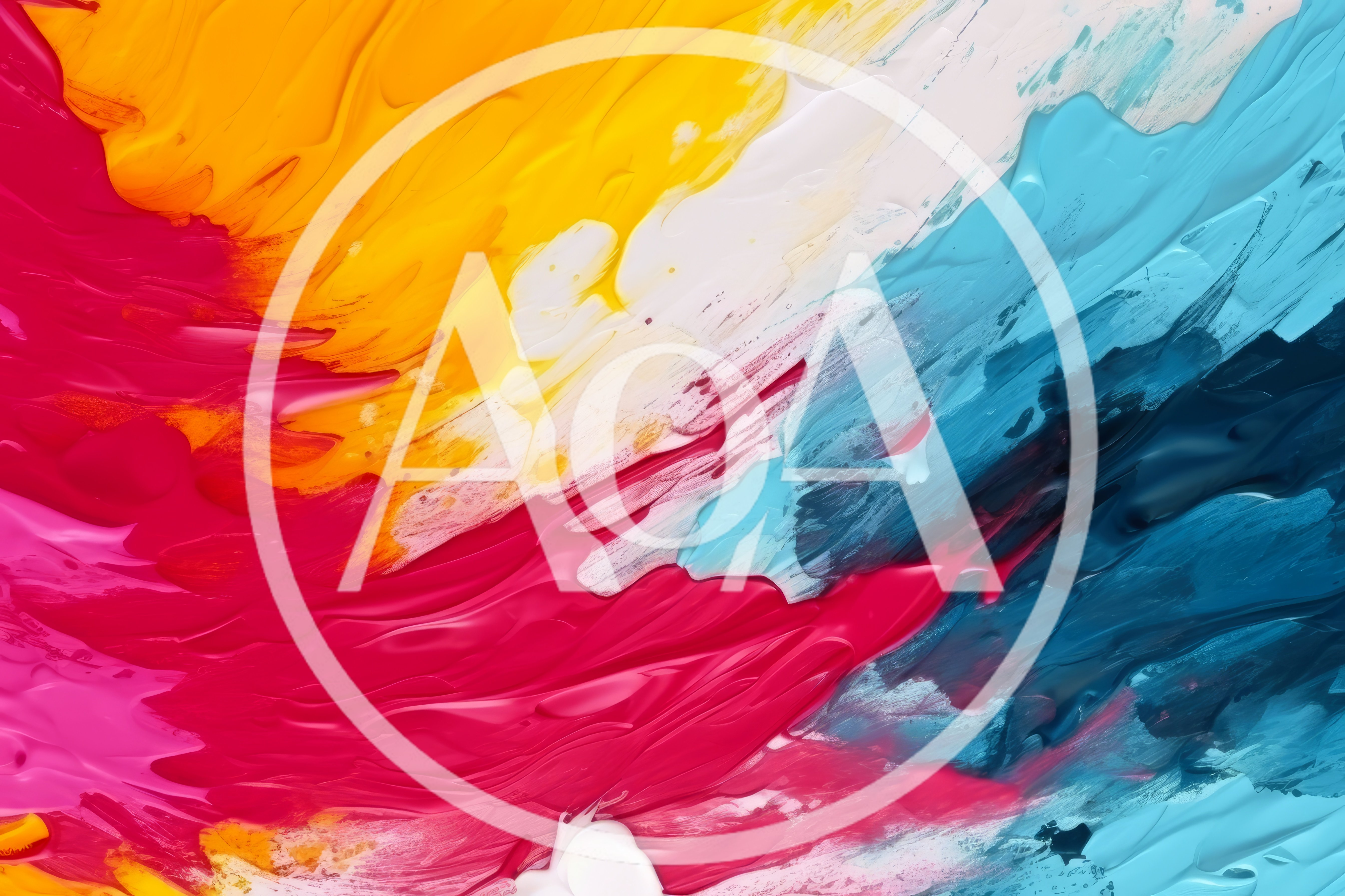 Abstract Oil Paint Texture With Vibrant Colors