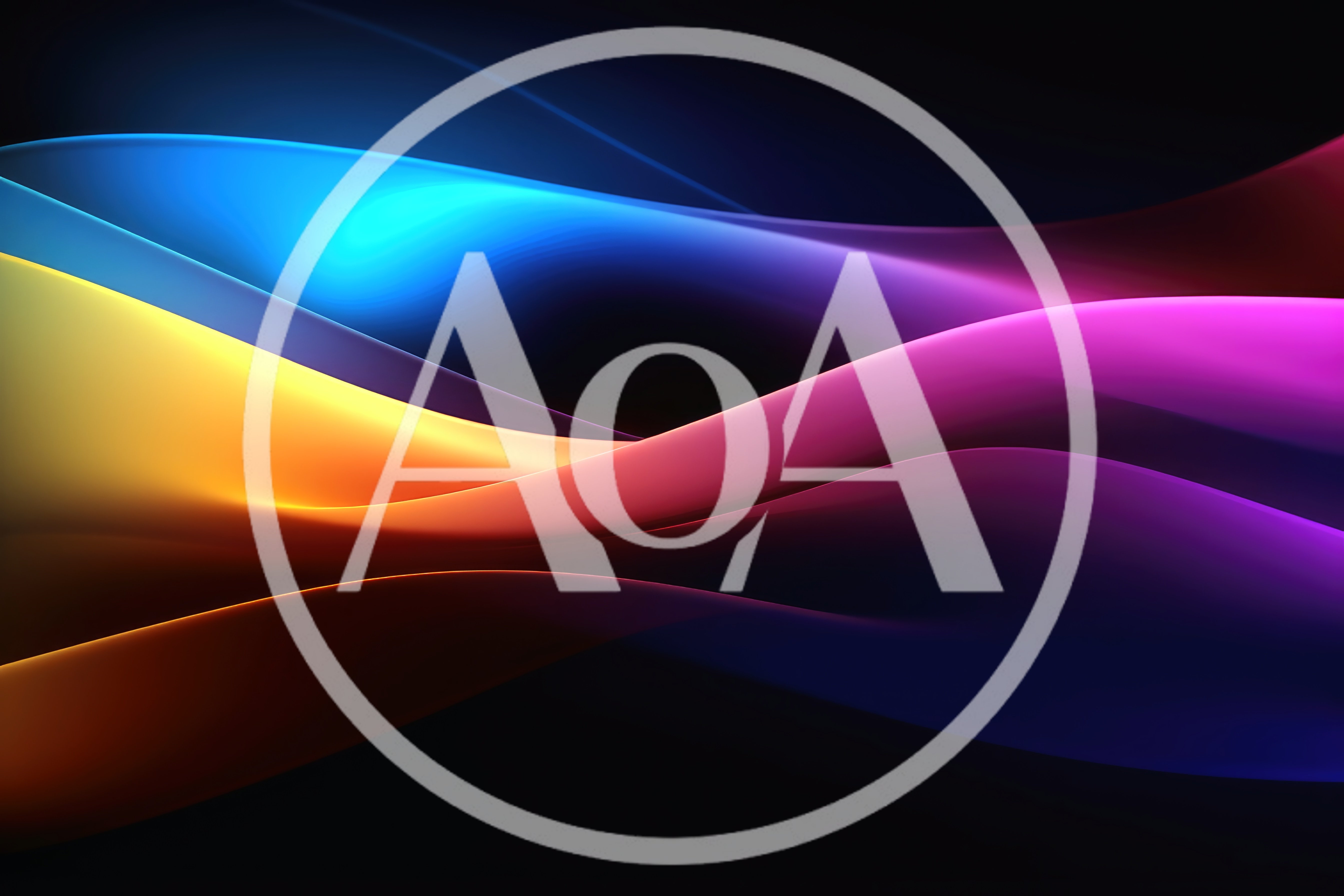 Abstract Fluid Waves With Vibrant Gradient Colors