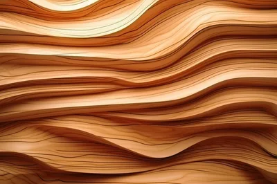 Abstract Wavy Wooden Texture Background