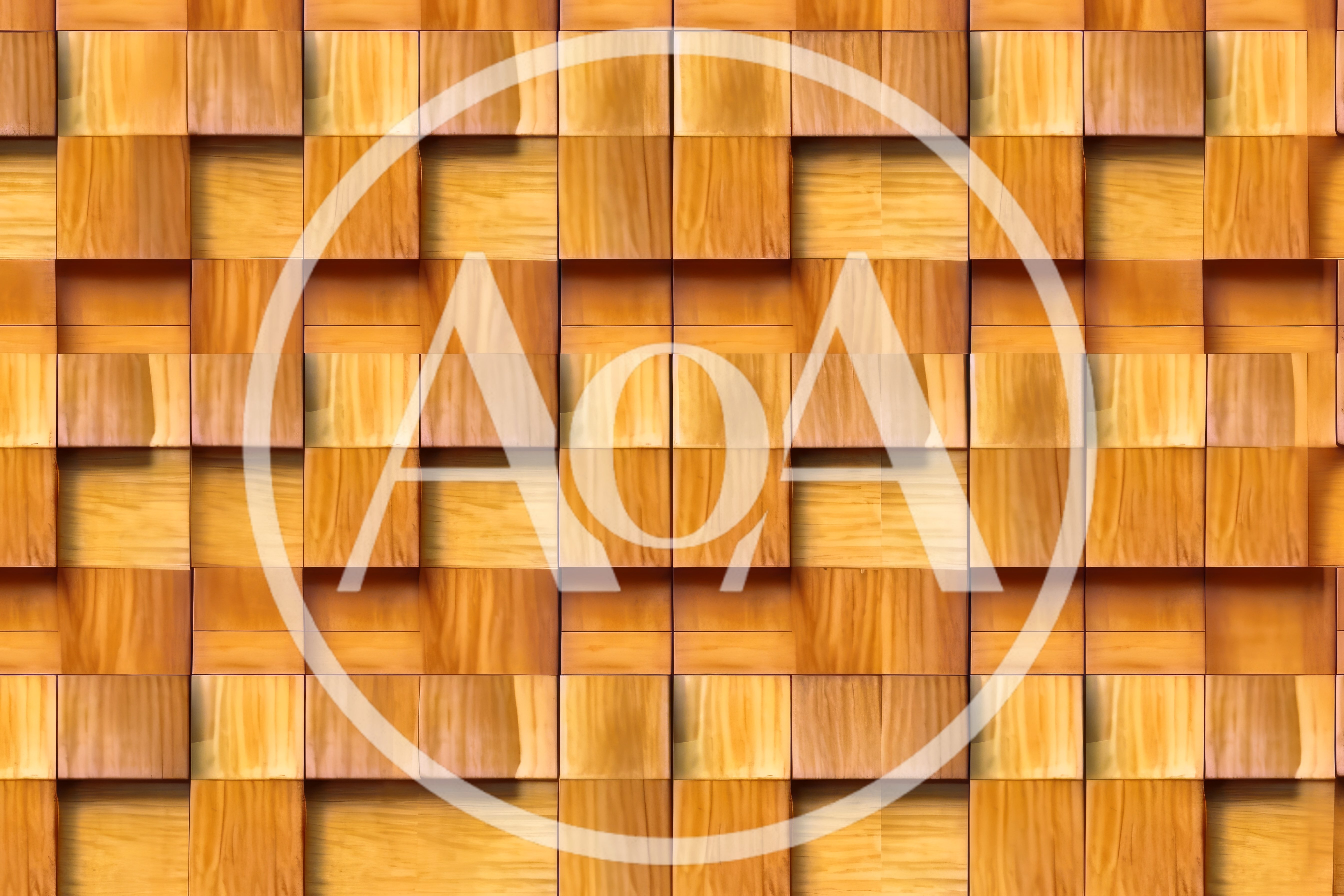 Abstract Wooden Block Wall Texture Background