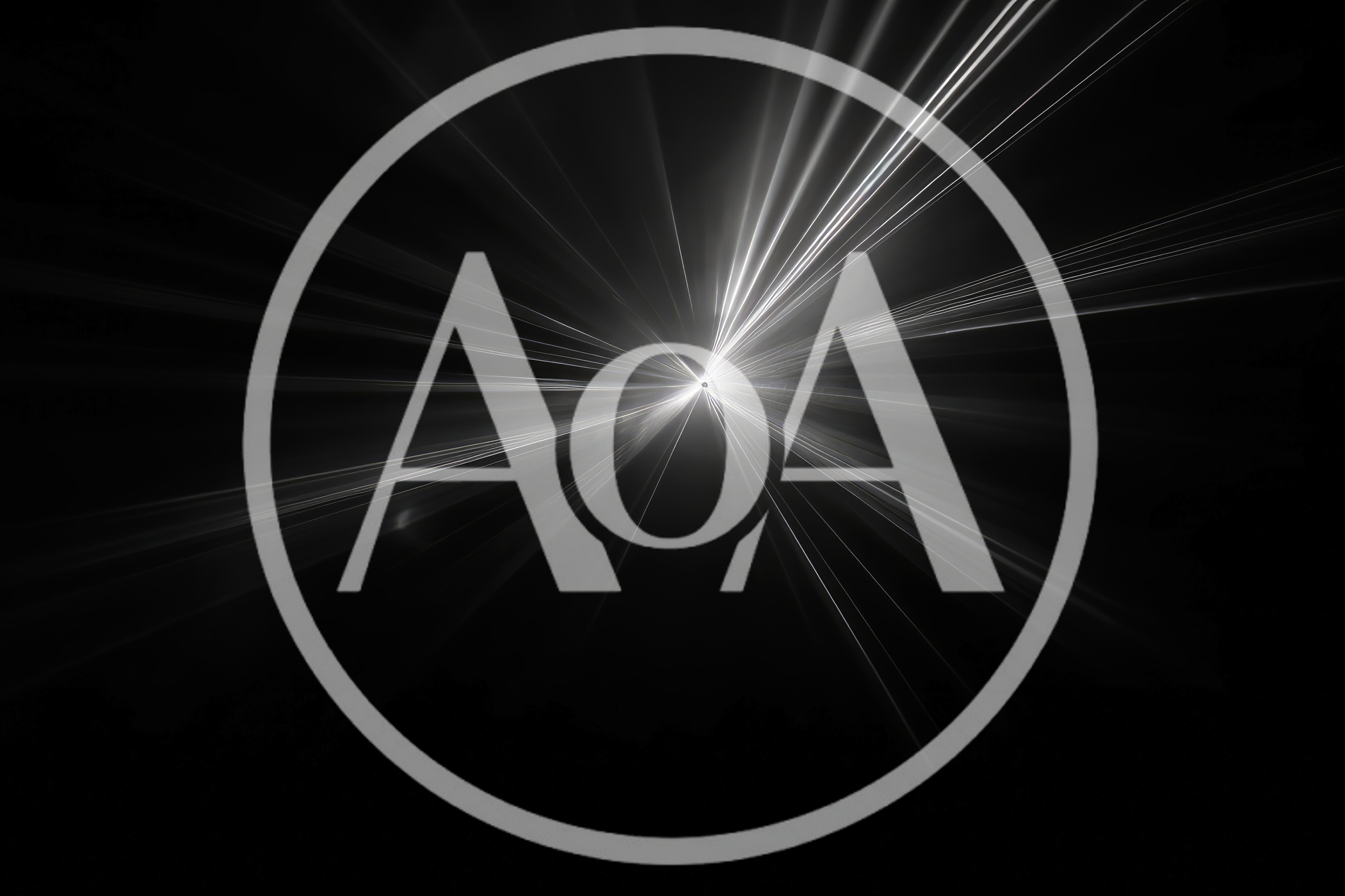 Bright White Light Burst With Radial Lens Flare