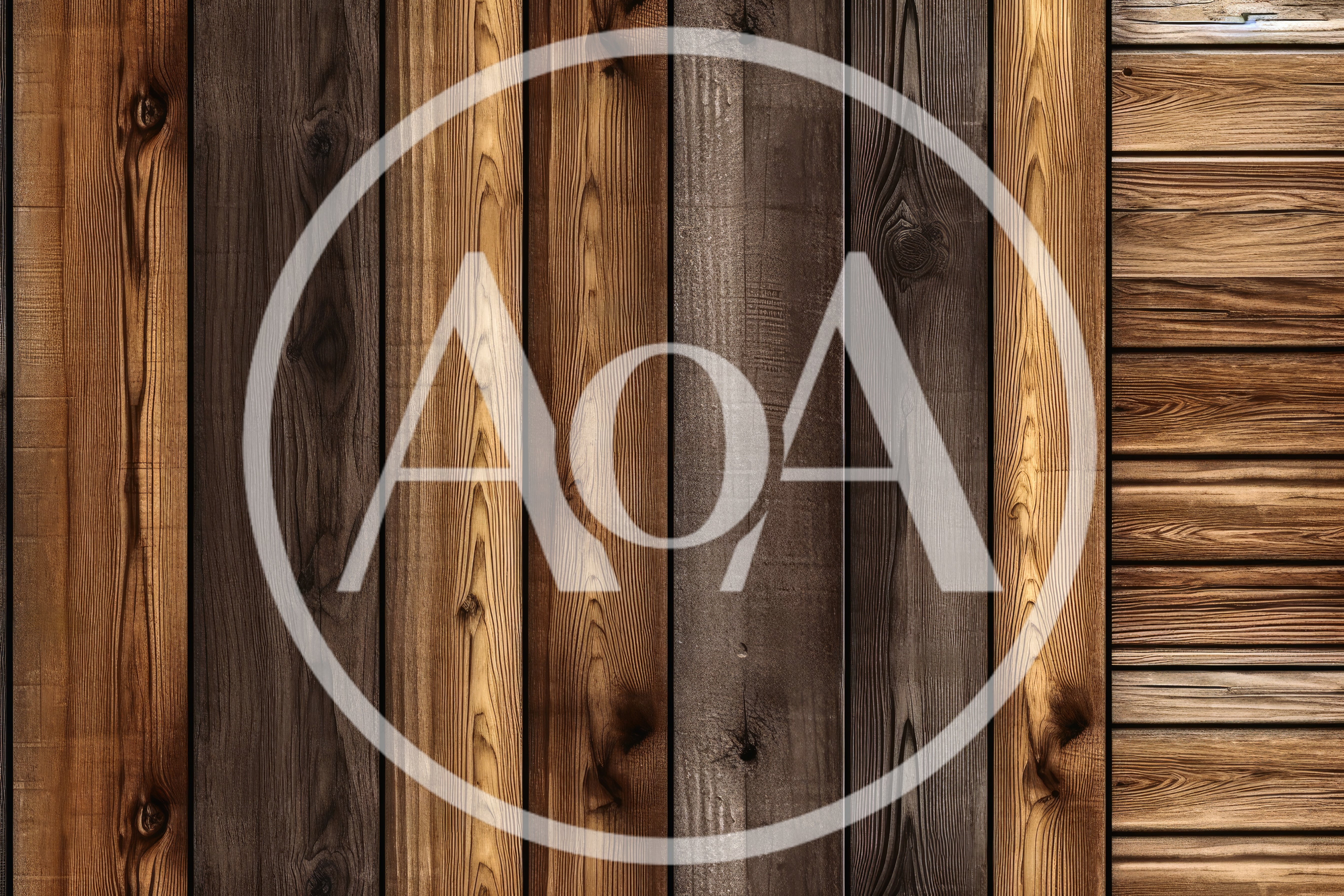 Vertical and Horizontal Wooden Planks Texture Background