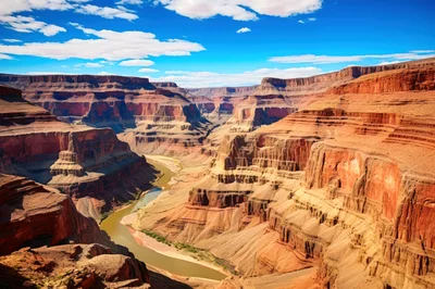 Grand Canyon Landscape With Colorado River
