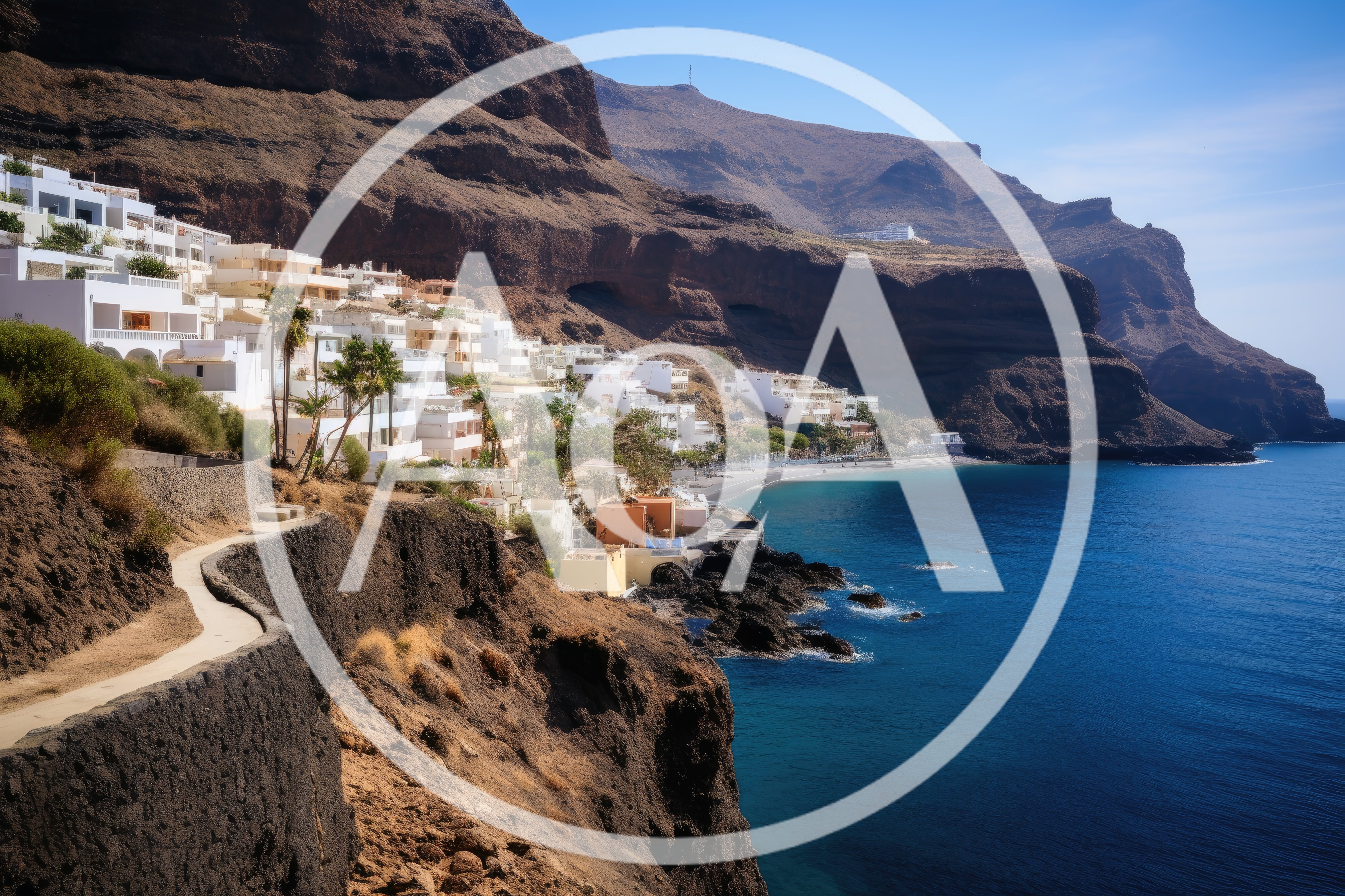 Coastal Village Of Puerto De Mogan In Gran Canaria