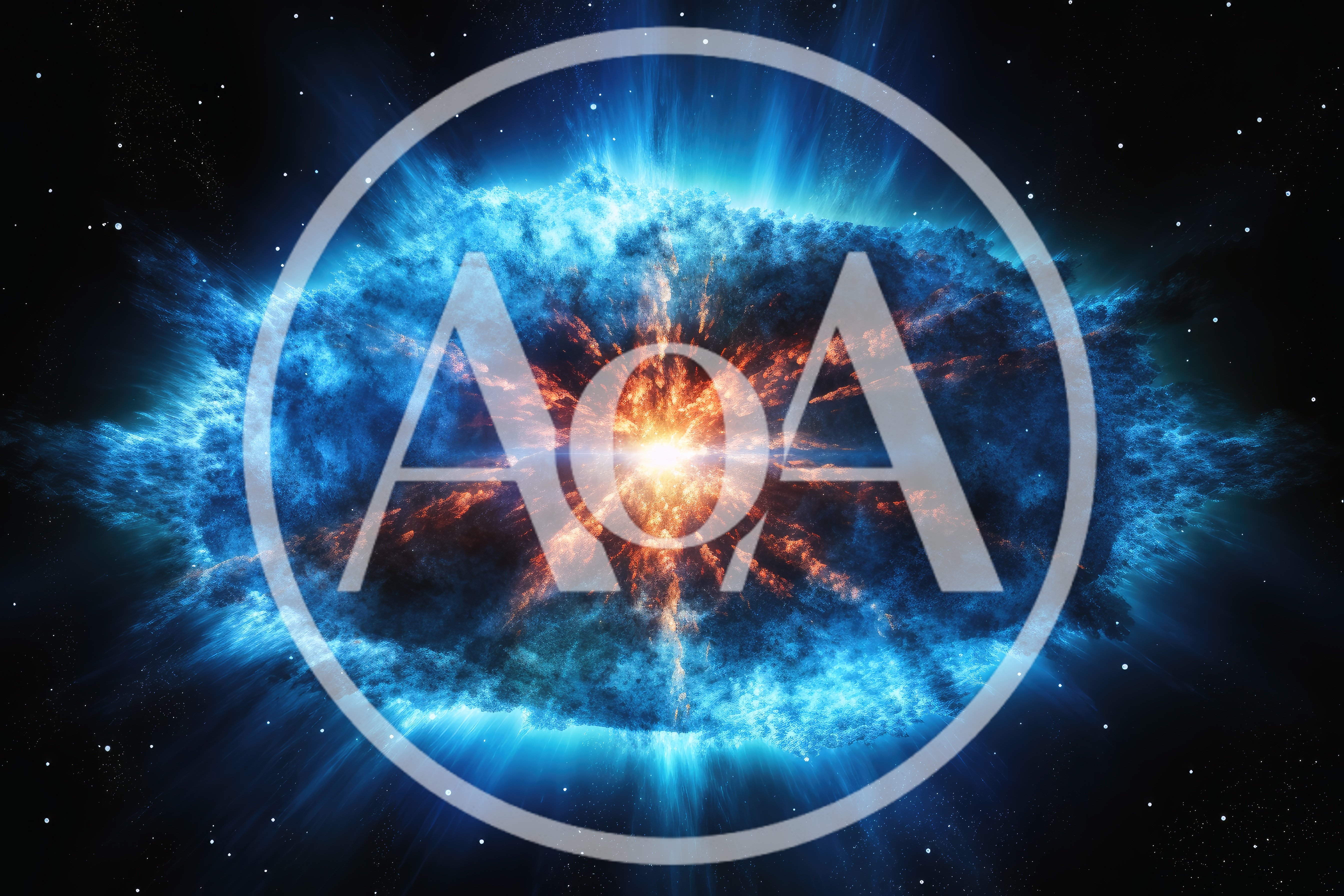 Cosmic Supernova Explosion In Deep Space