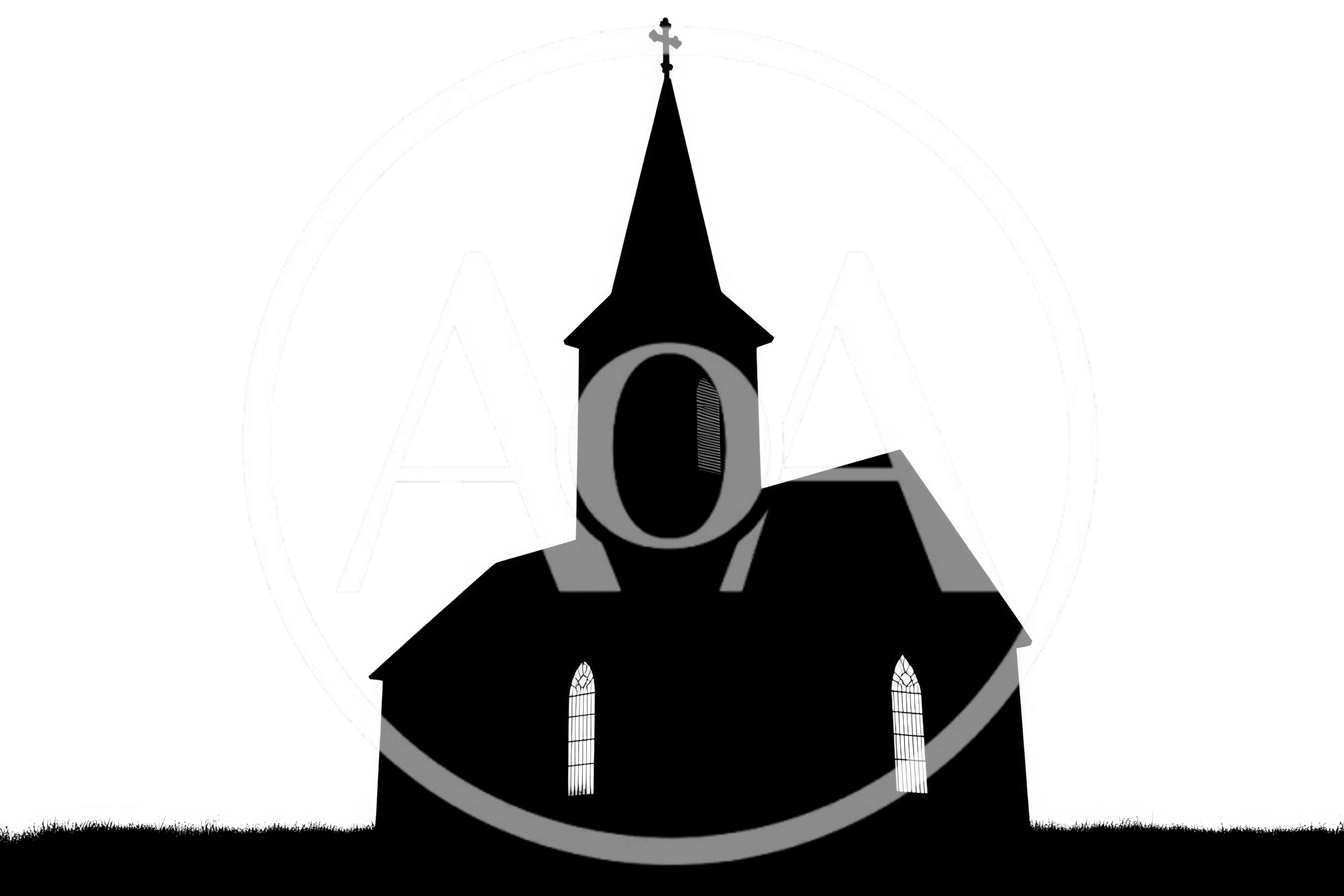 Silhouette Of A Traditional Church Building