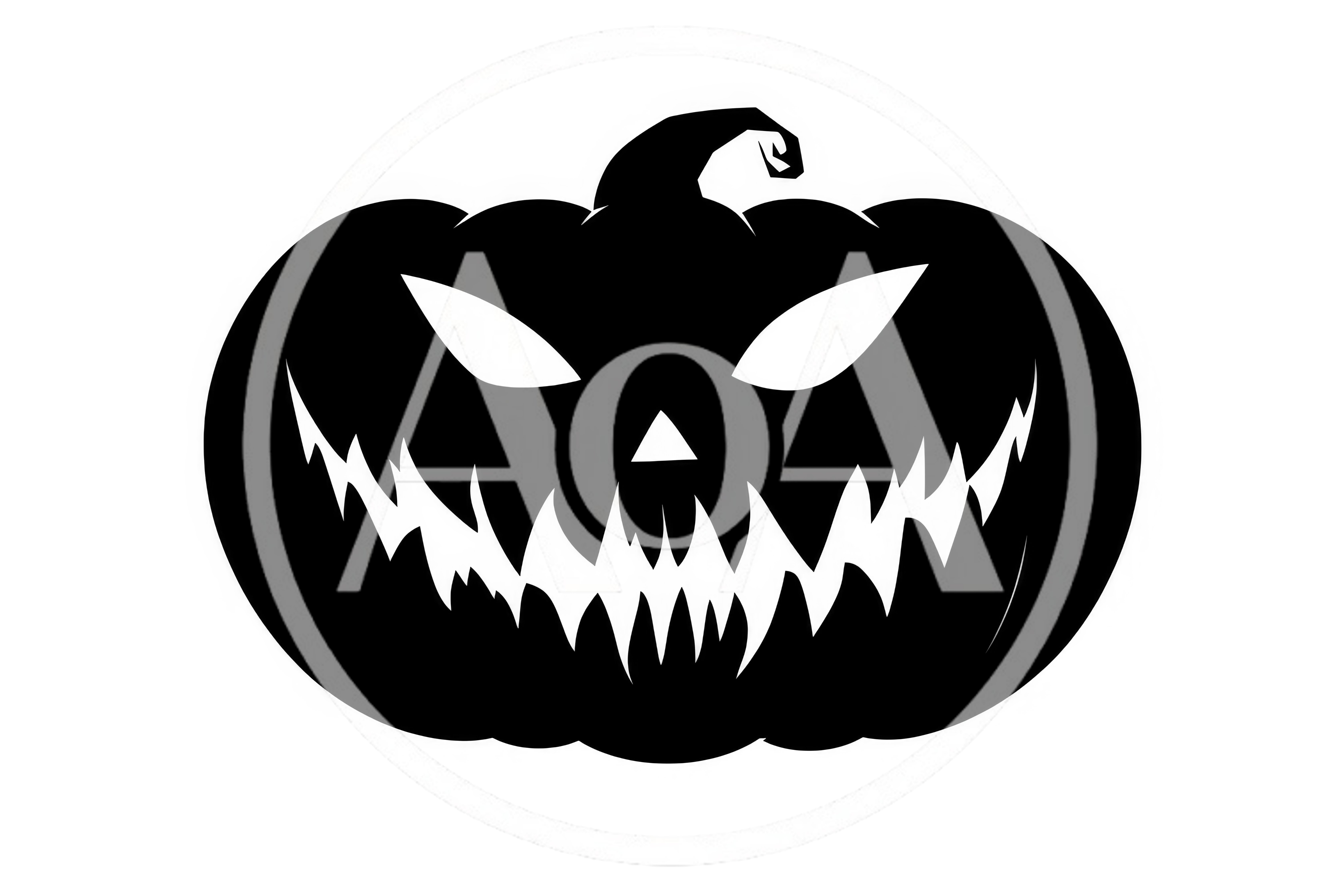 Scary Jack O Lantern Silhouette For Halloween