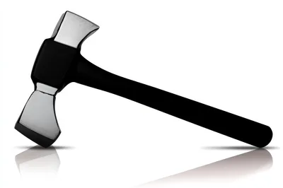 Studio Shot Of A Double Bit Firefighter Axe