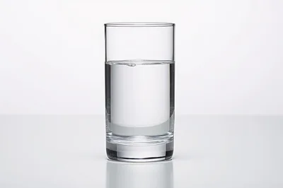 Clear Glass Of Water On White Surface