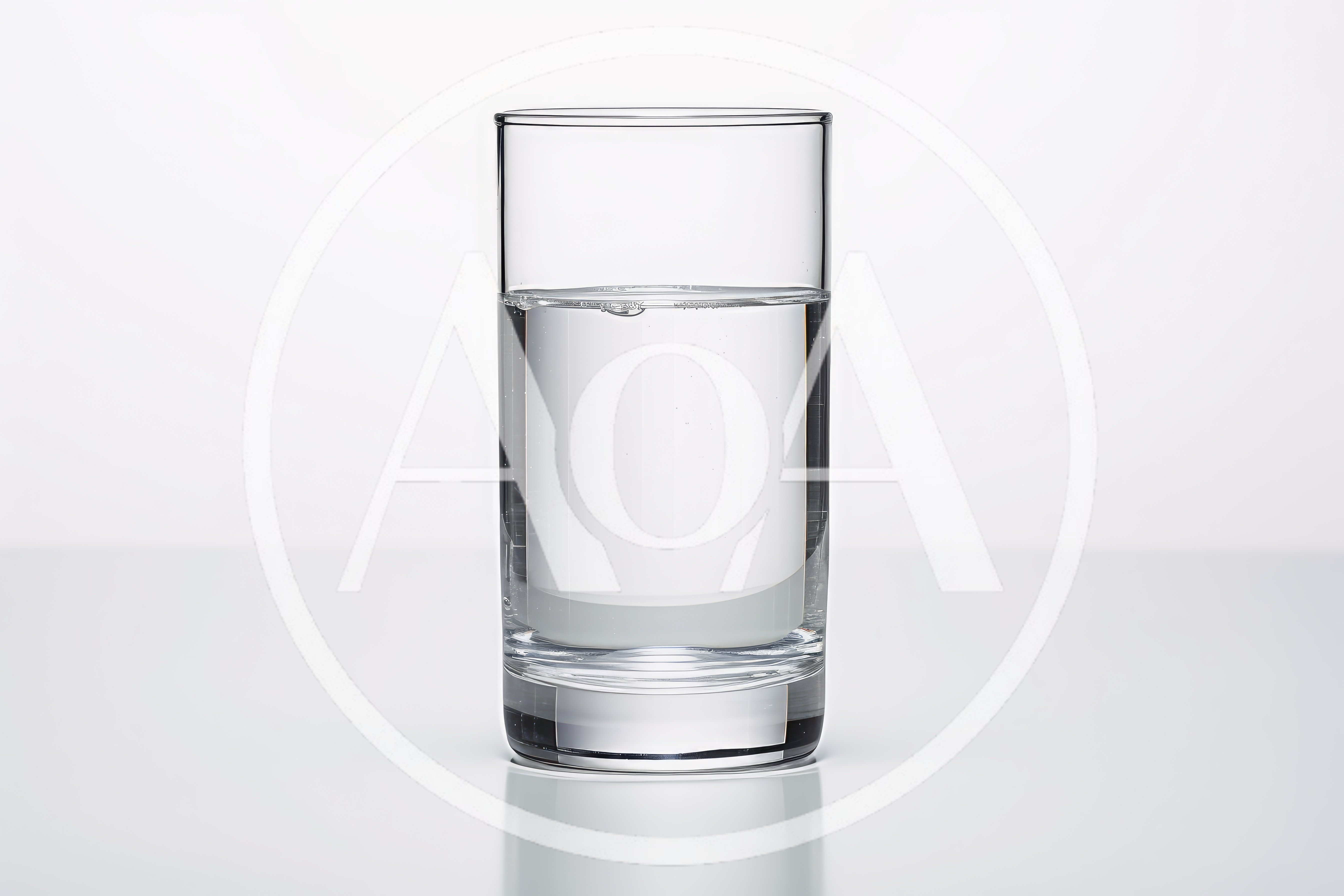 Clear Glass Of Water On White Surface