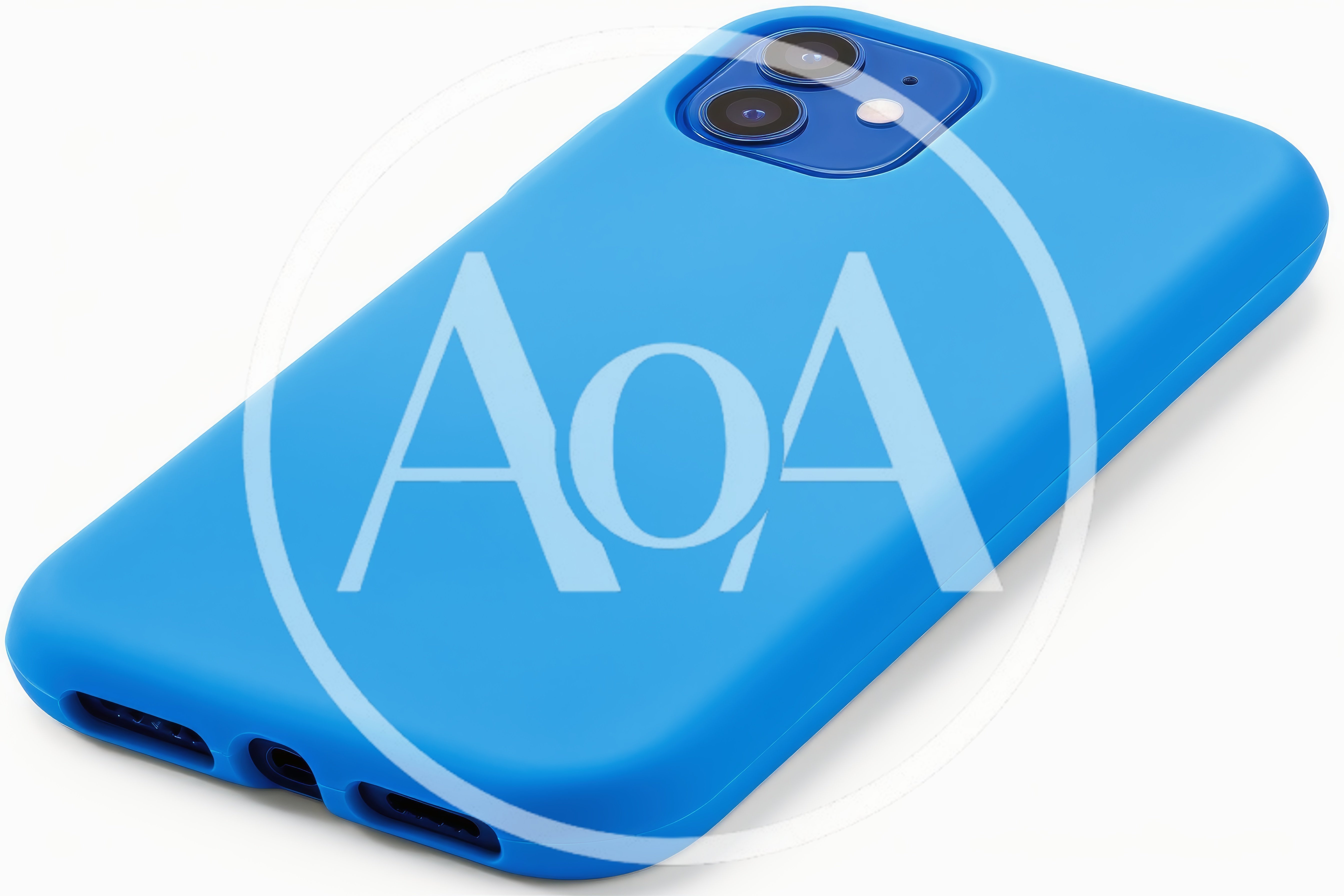 Bright Blue Silicone Protective Smartphone Case
