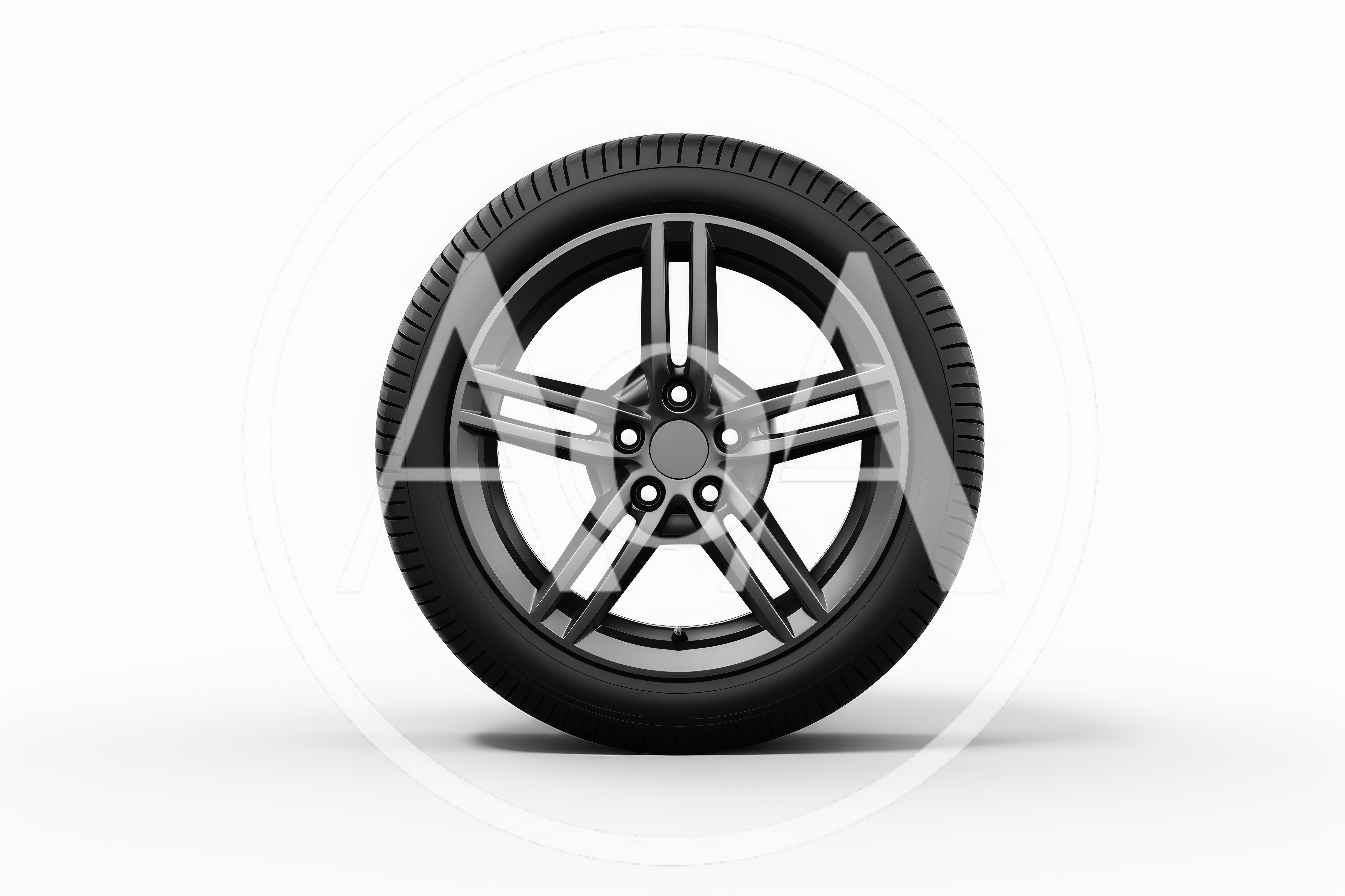 Modern Five Spoke Alloy Car Wheel