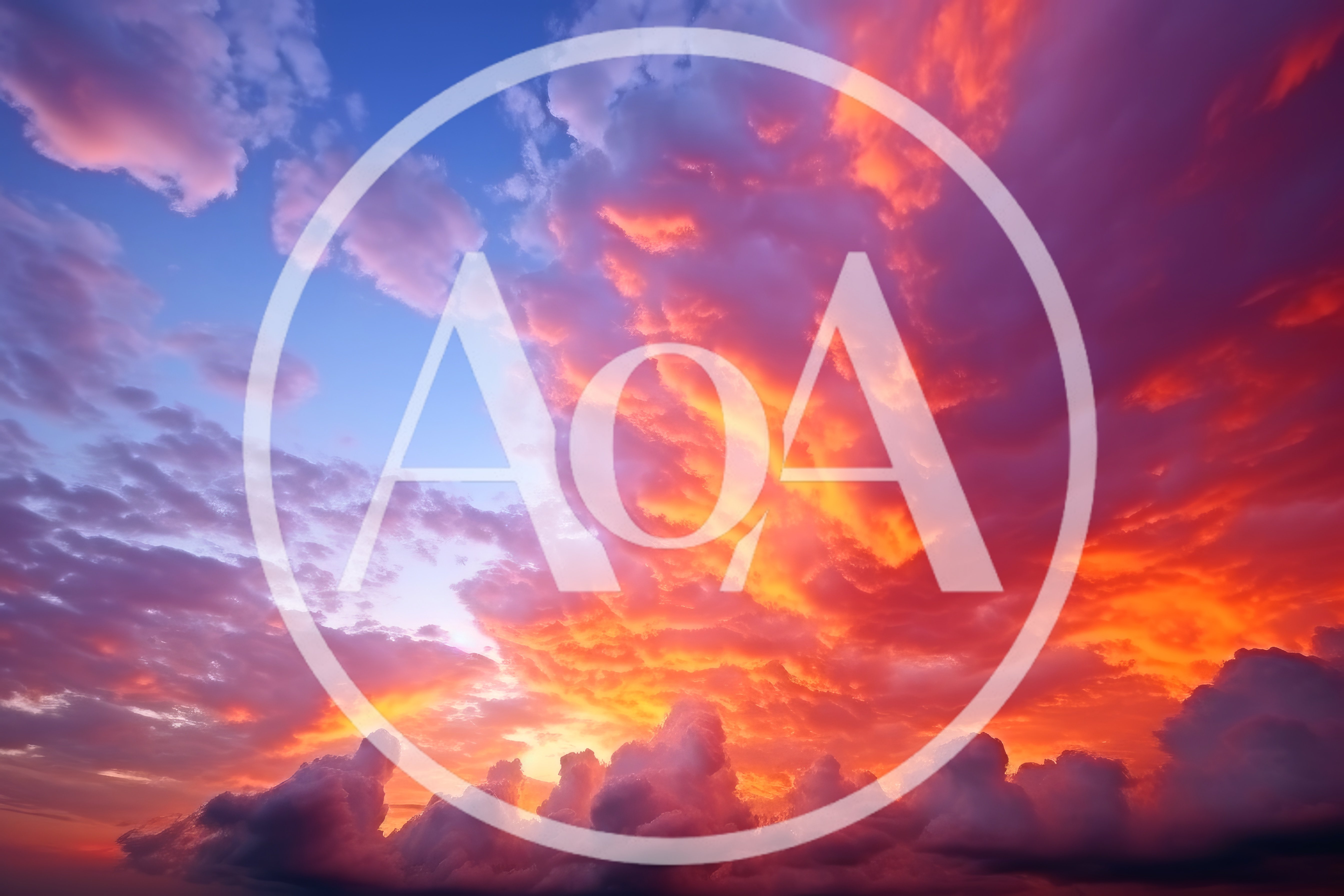 Vibrant Sunset Sky With Dramatic Clouds
