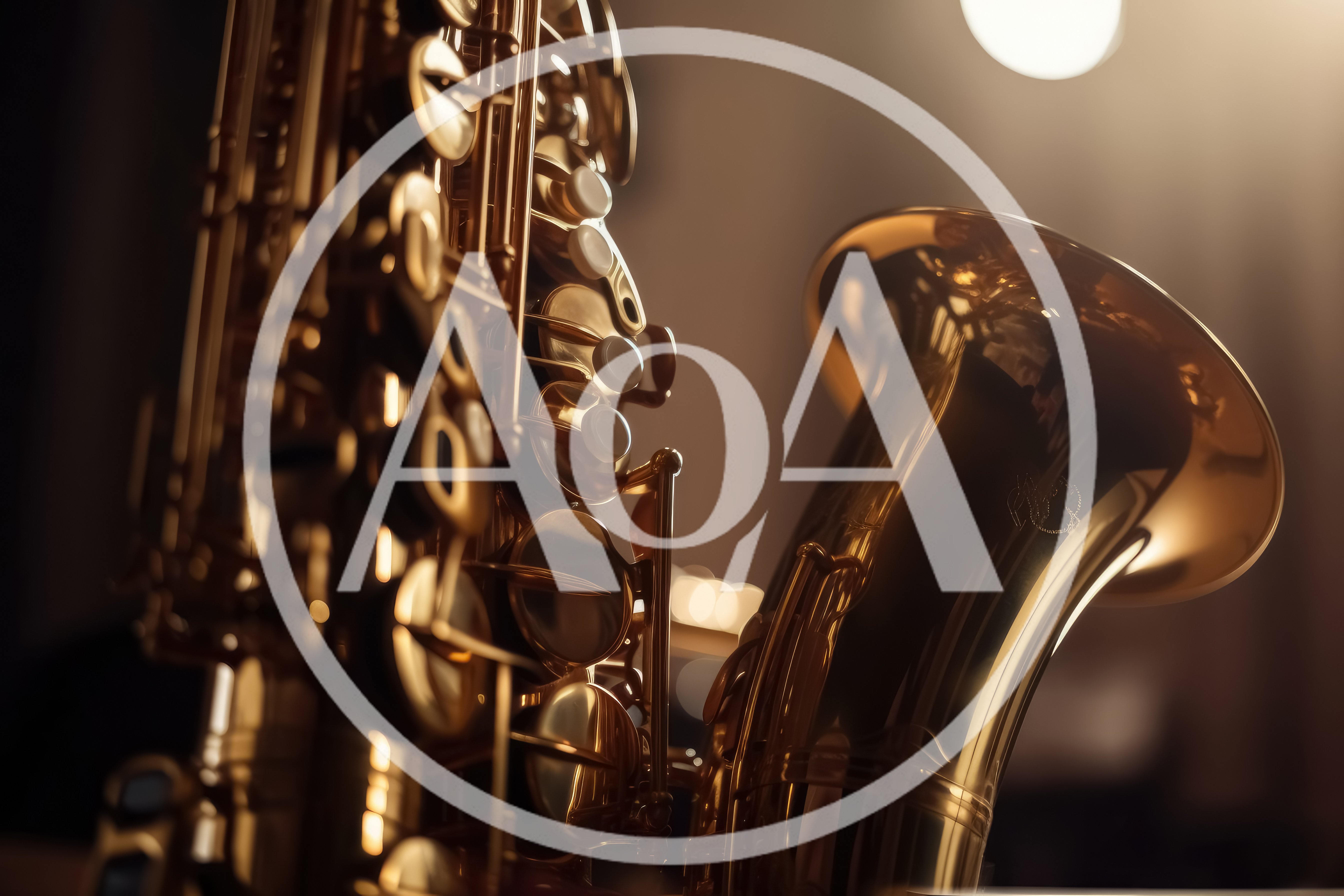 Close Up Of A Golden Saxophone
