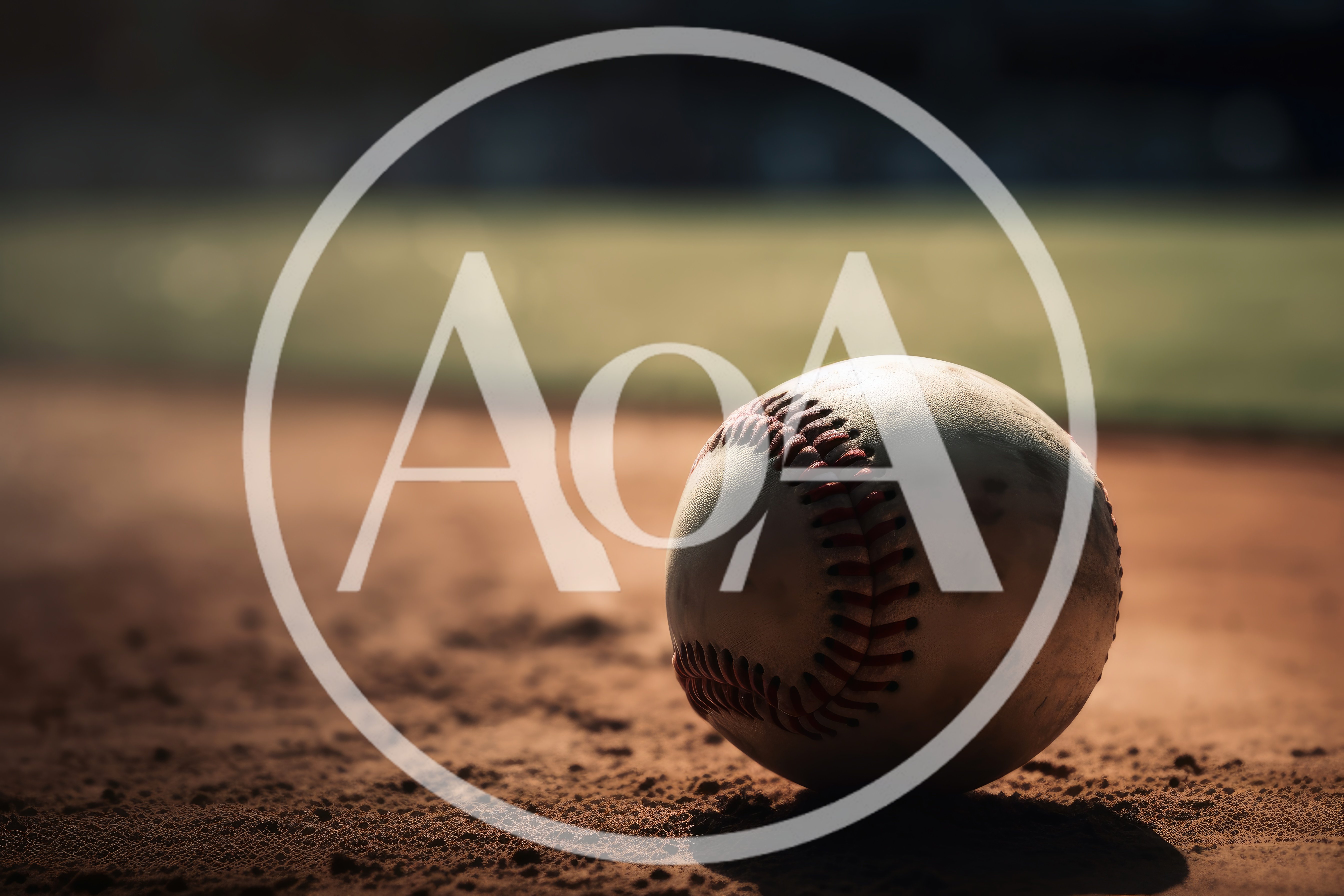 Baseball Resting On A Dirt Infield
