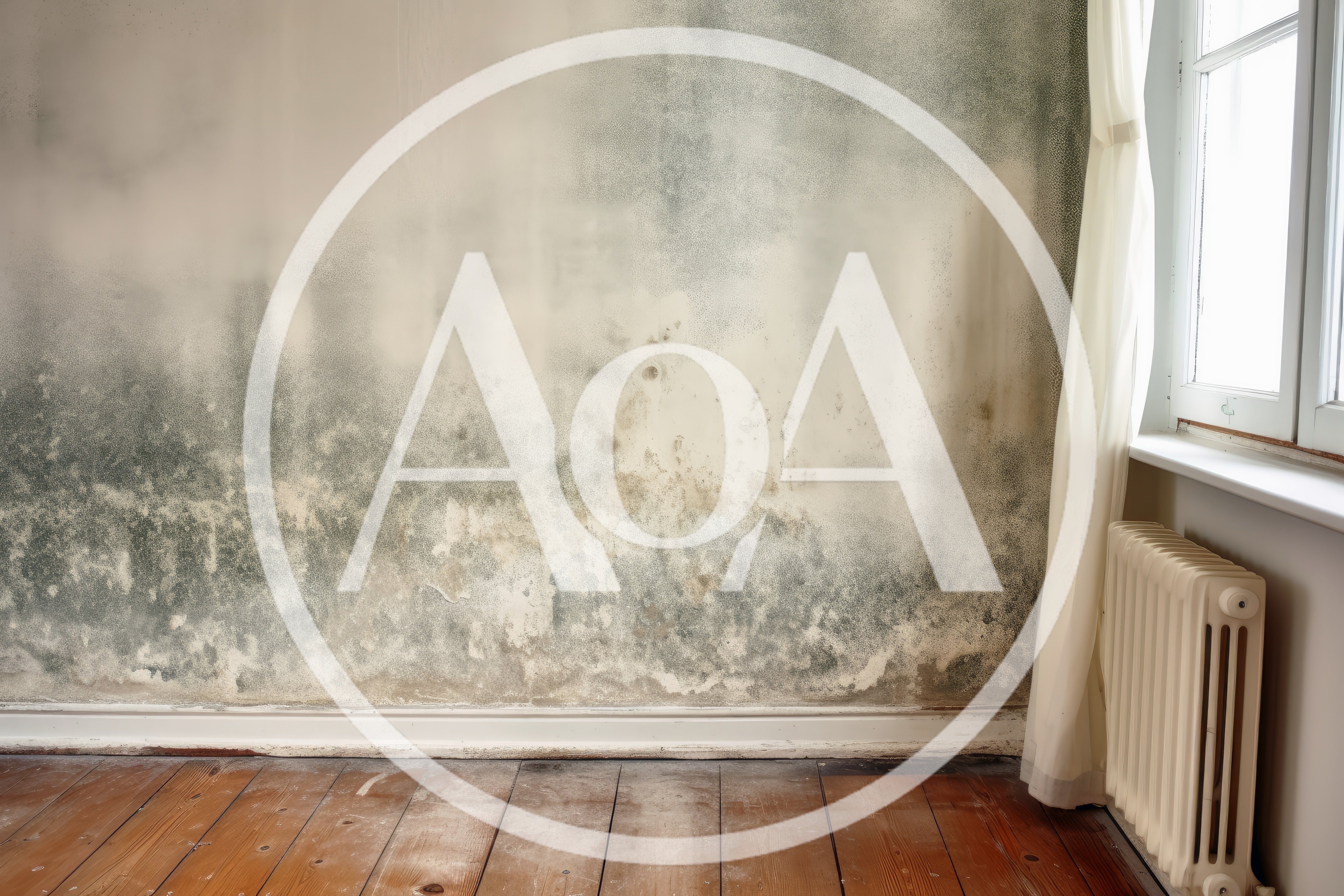 Severe Mold Growth On Interior Residential Wall