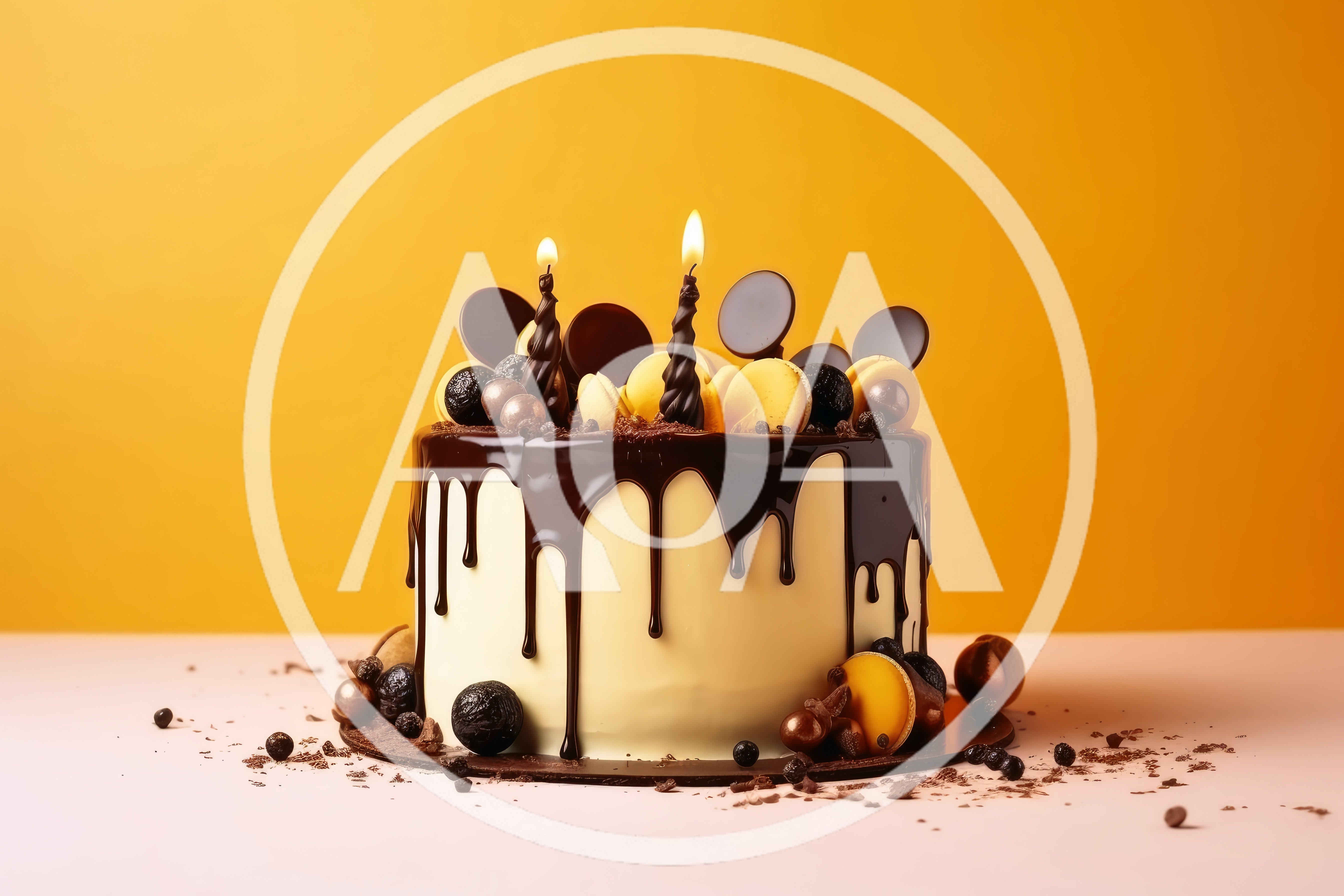 Decadent Chocolate Drip Cake With Birthday Candles